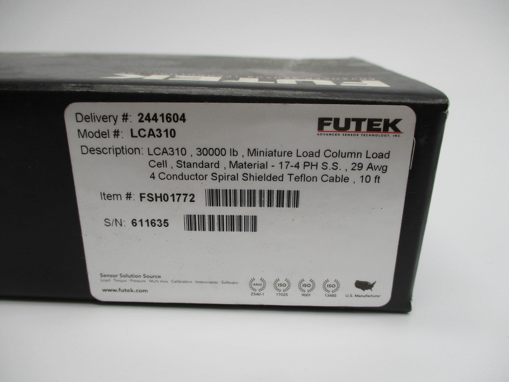 FUTEK LCA310 FH01772 NSMP