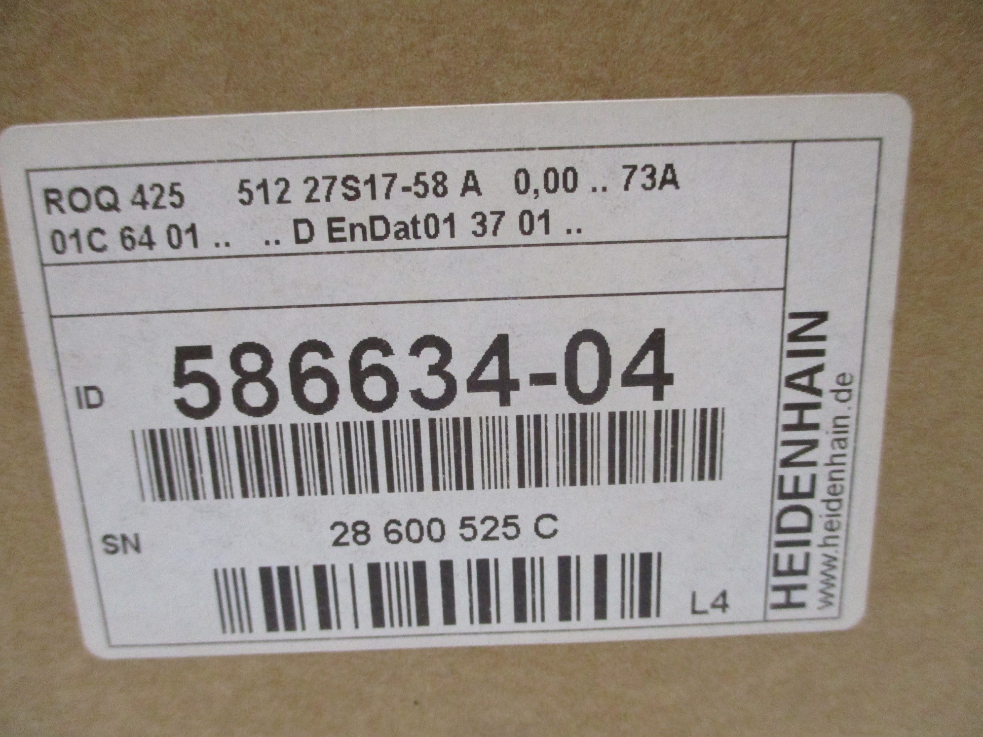 HEIDENHAIN ROQ42551227S17-58 586634-04 NSMP