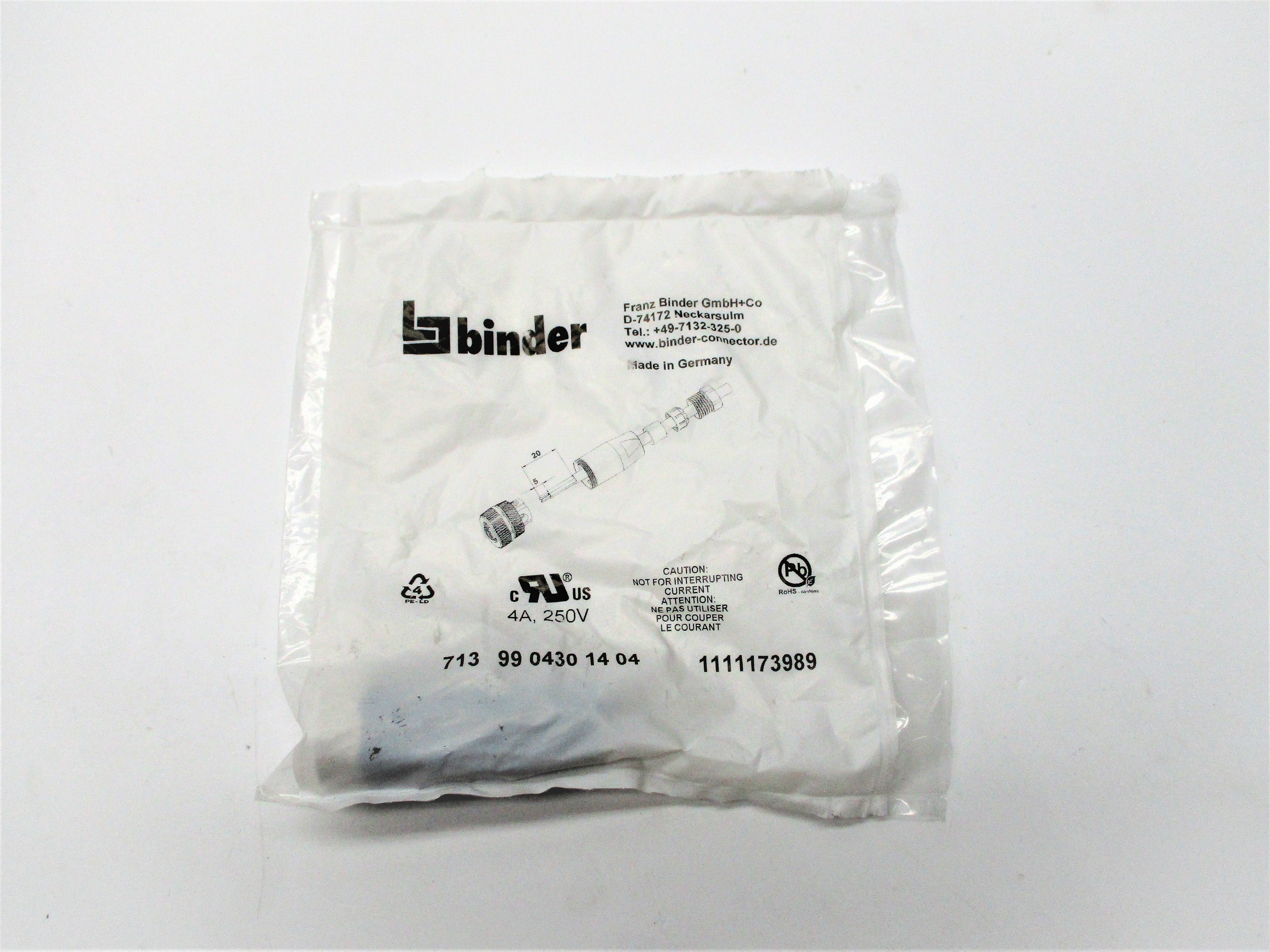 BINDER 7139904301404 NSMP
