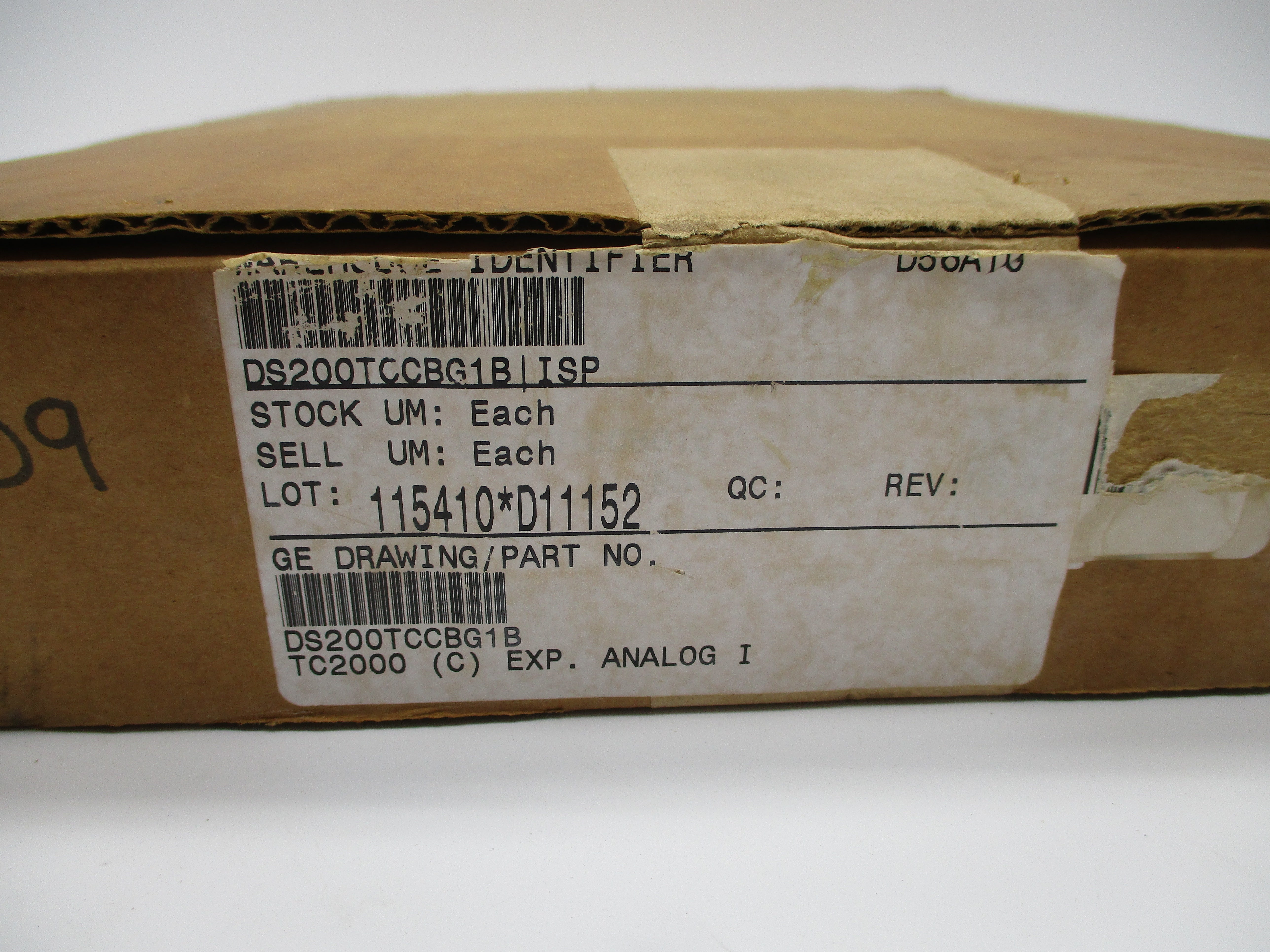 GENERAL ELECTRIC DS200TCCBG1B NSMP