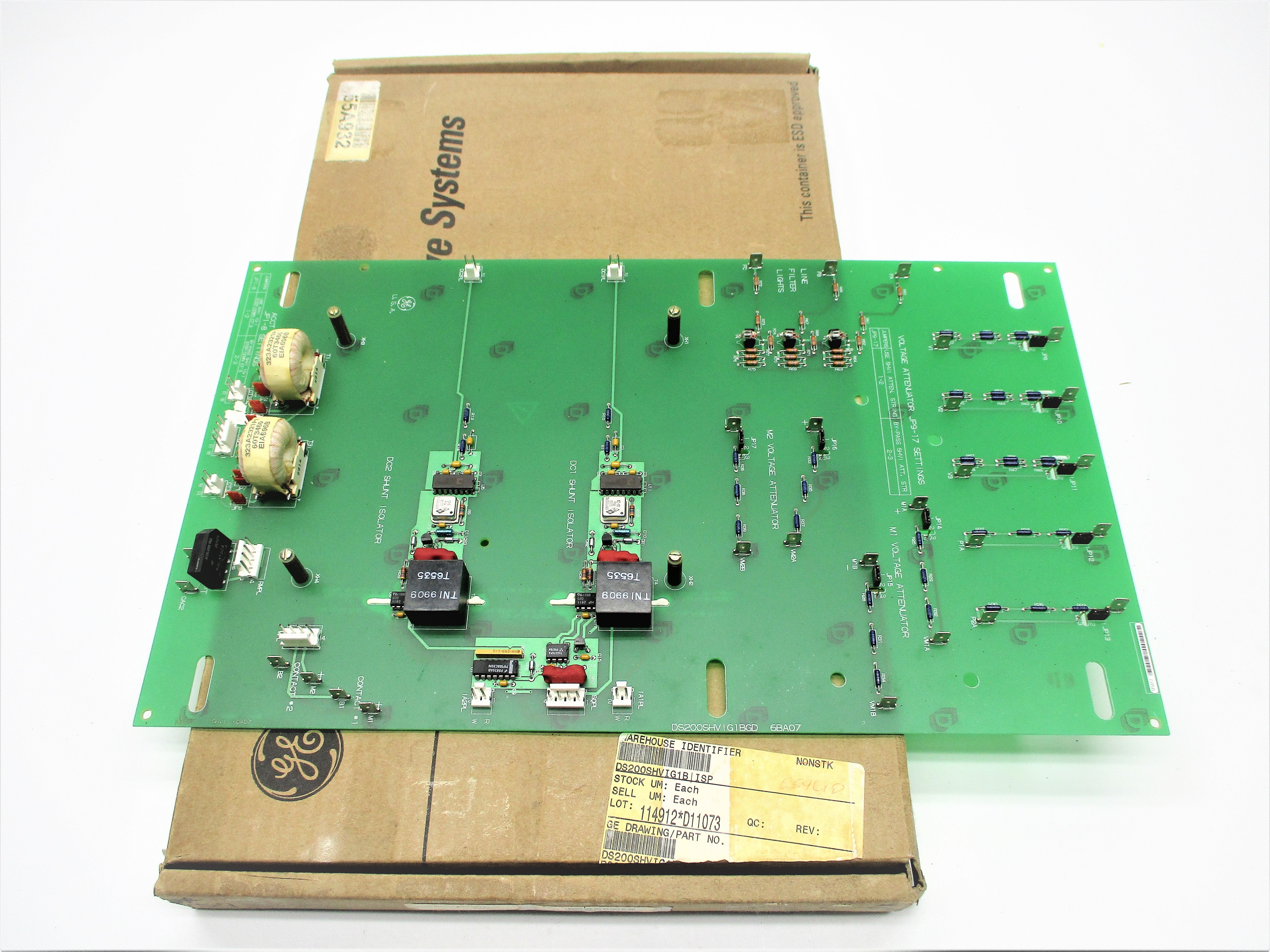GENERAL ELECTRIC DS200SHVIG1B NSMP