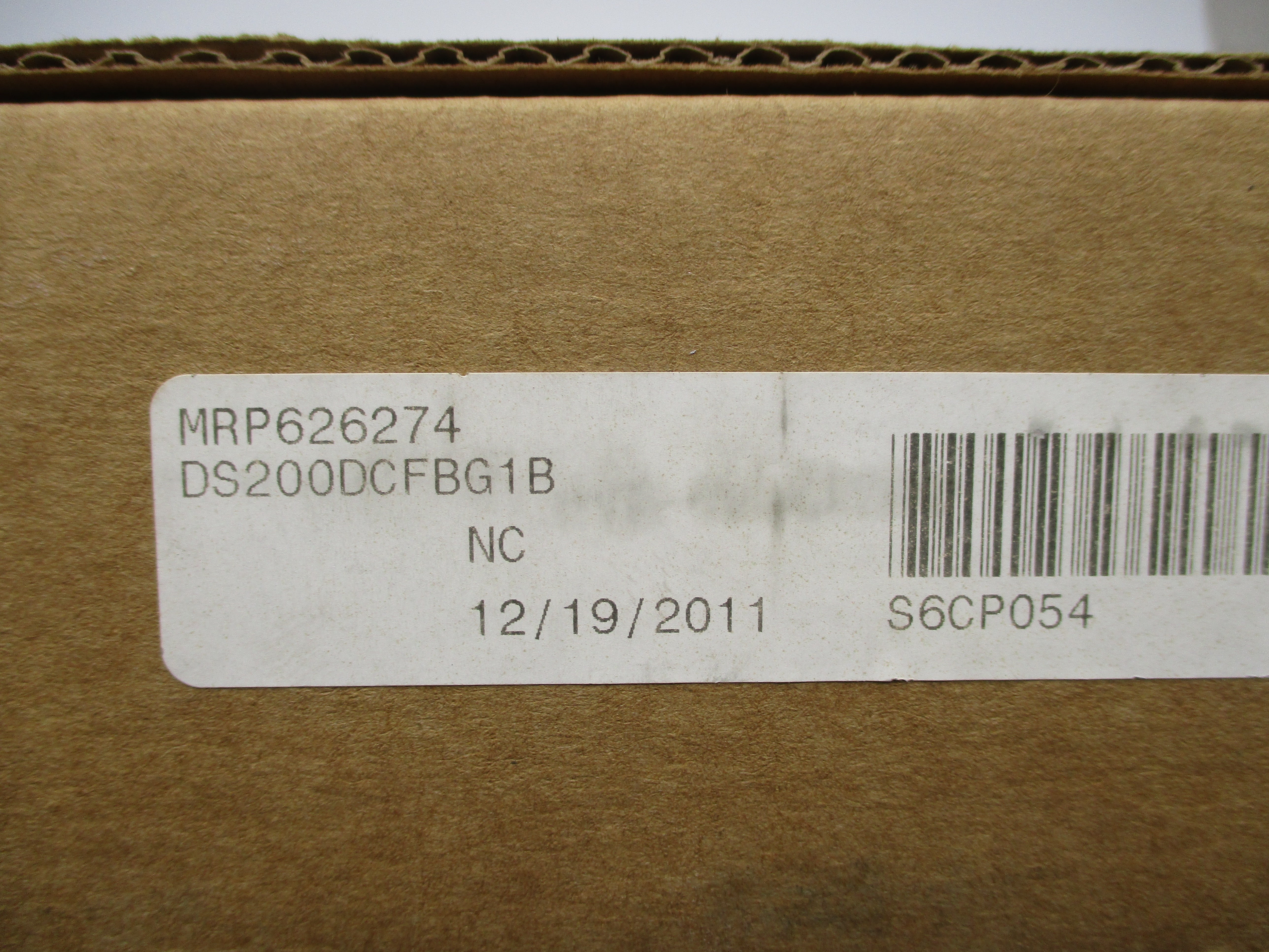 GENERAL ELECTRIC DS200DCFBG1B NSMP