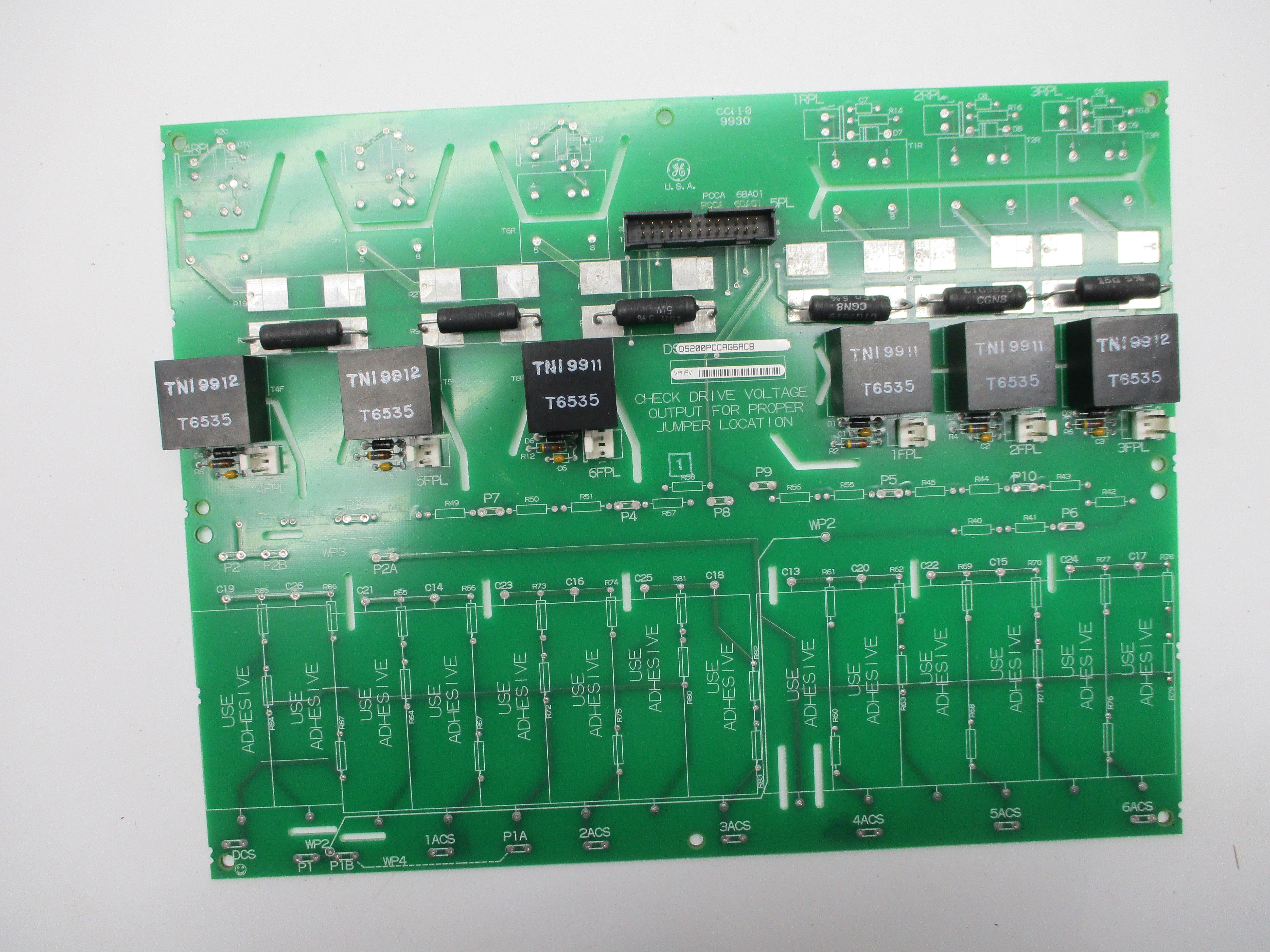 GENERAL ELECTRIC DS200PCCAG6A NSMP