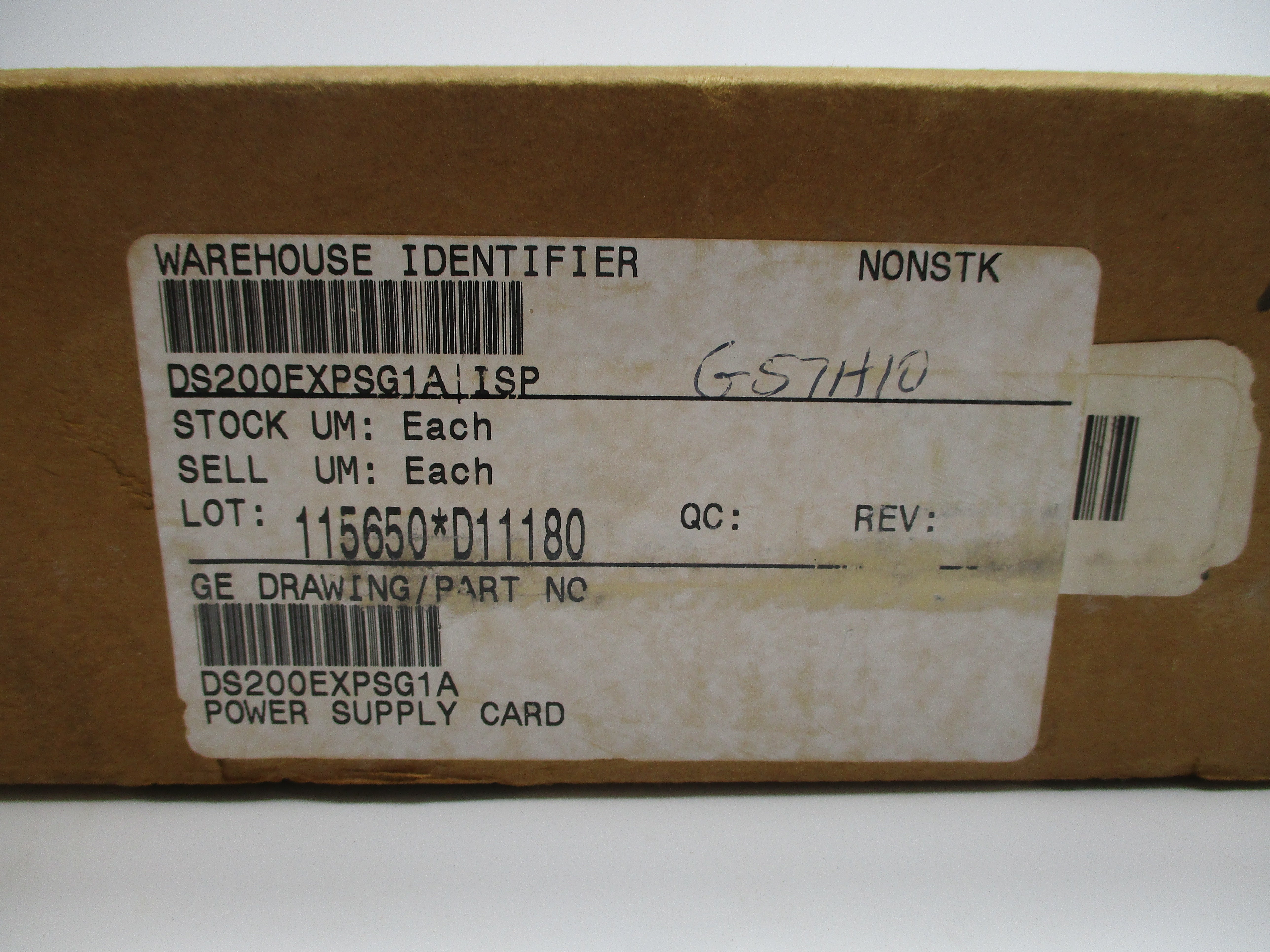 GENERAL ELECTRIC DS200EXPSG1A NSMP