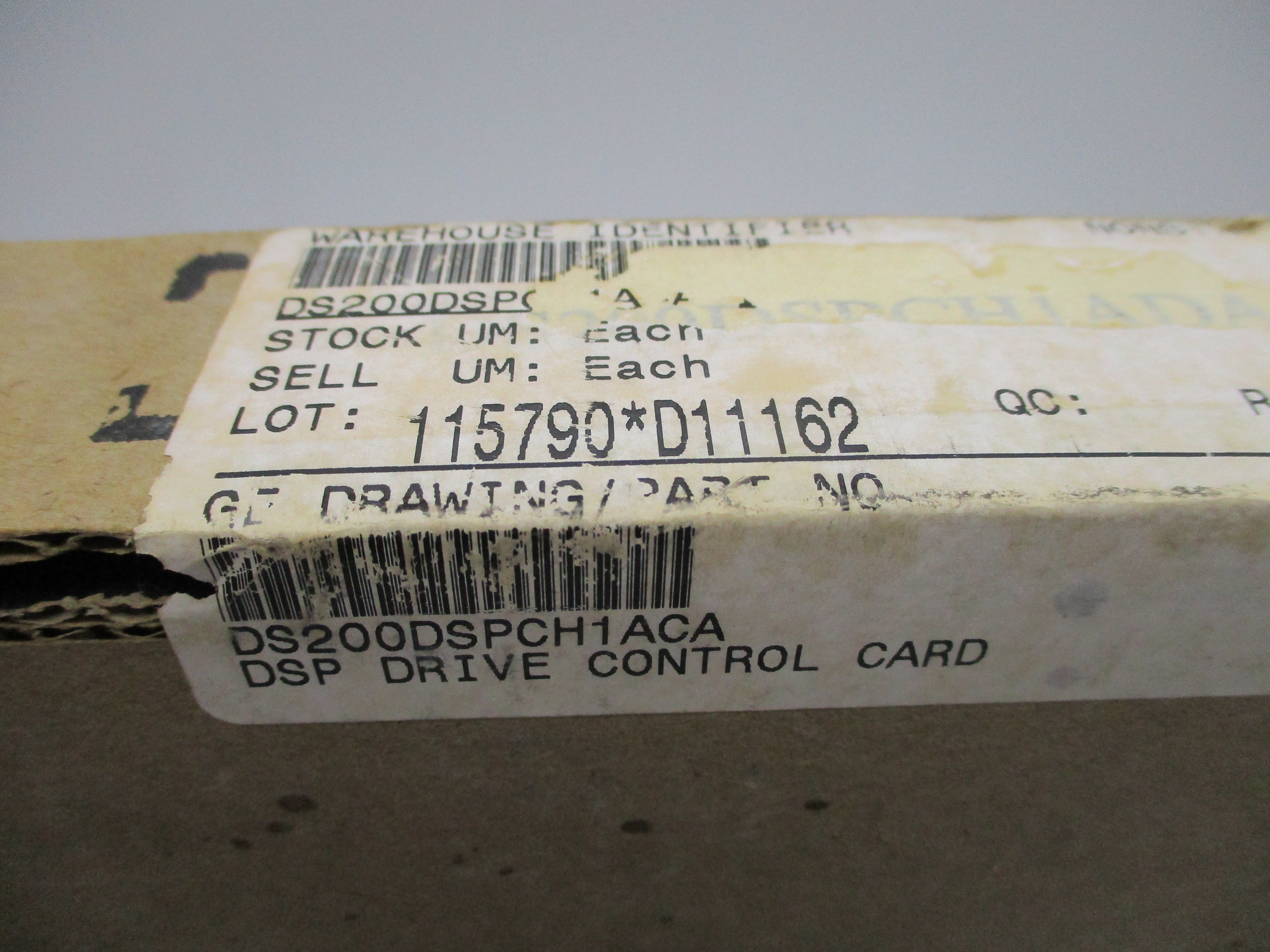 GENERAL ELECTRIC DS200DSPCH1ACA NSMP