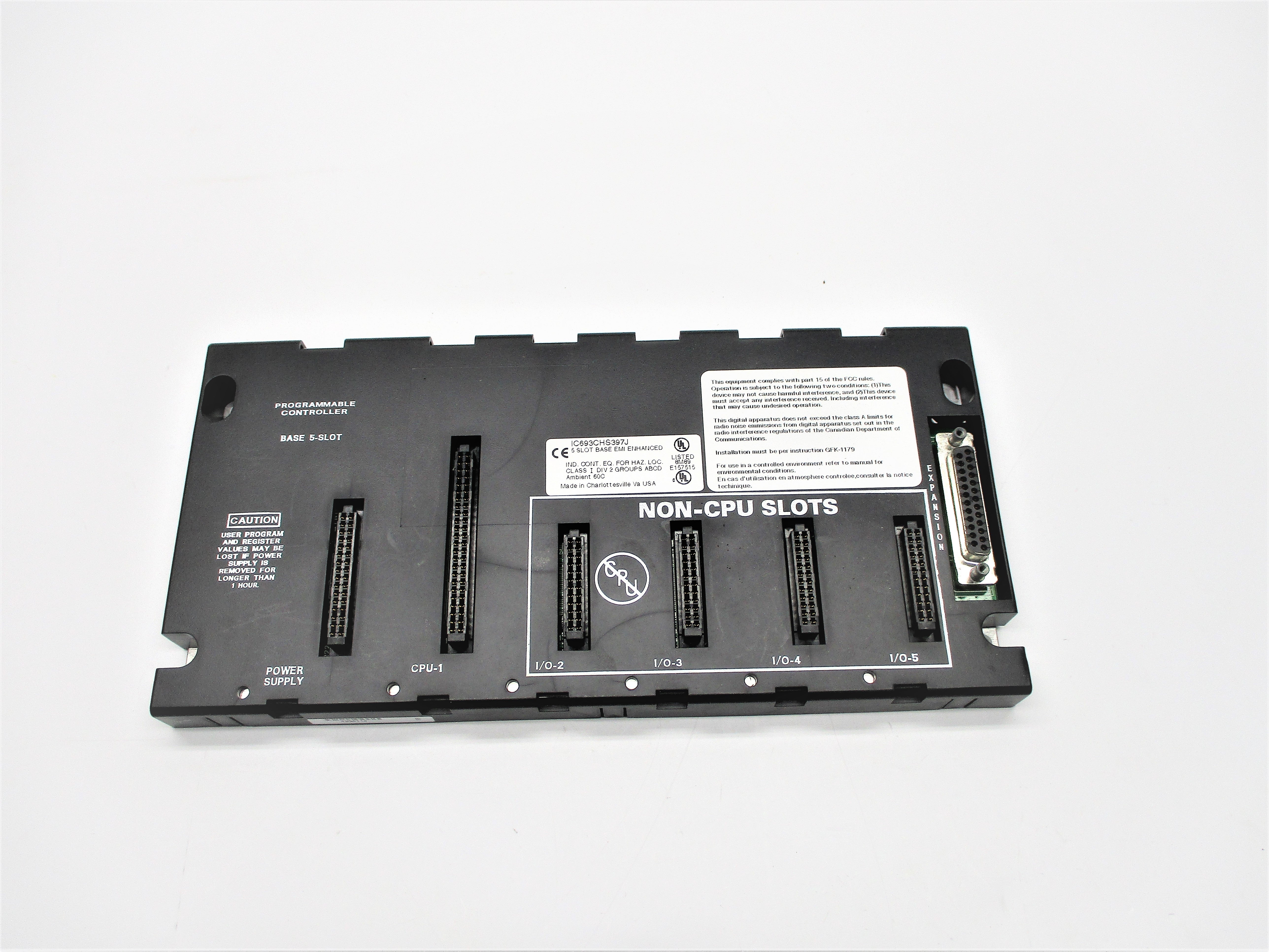 GE FANUC IC693CHS397J NSNP