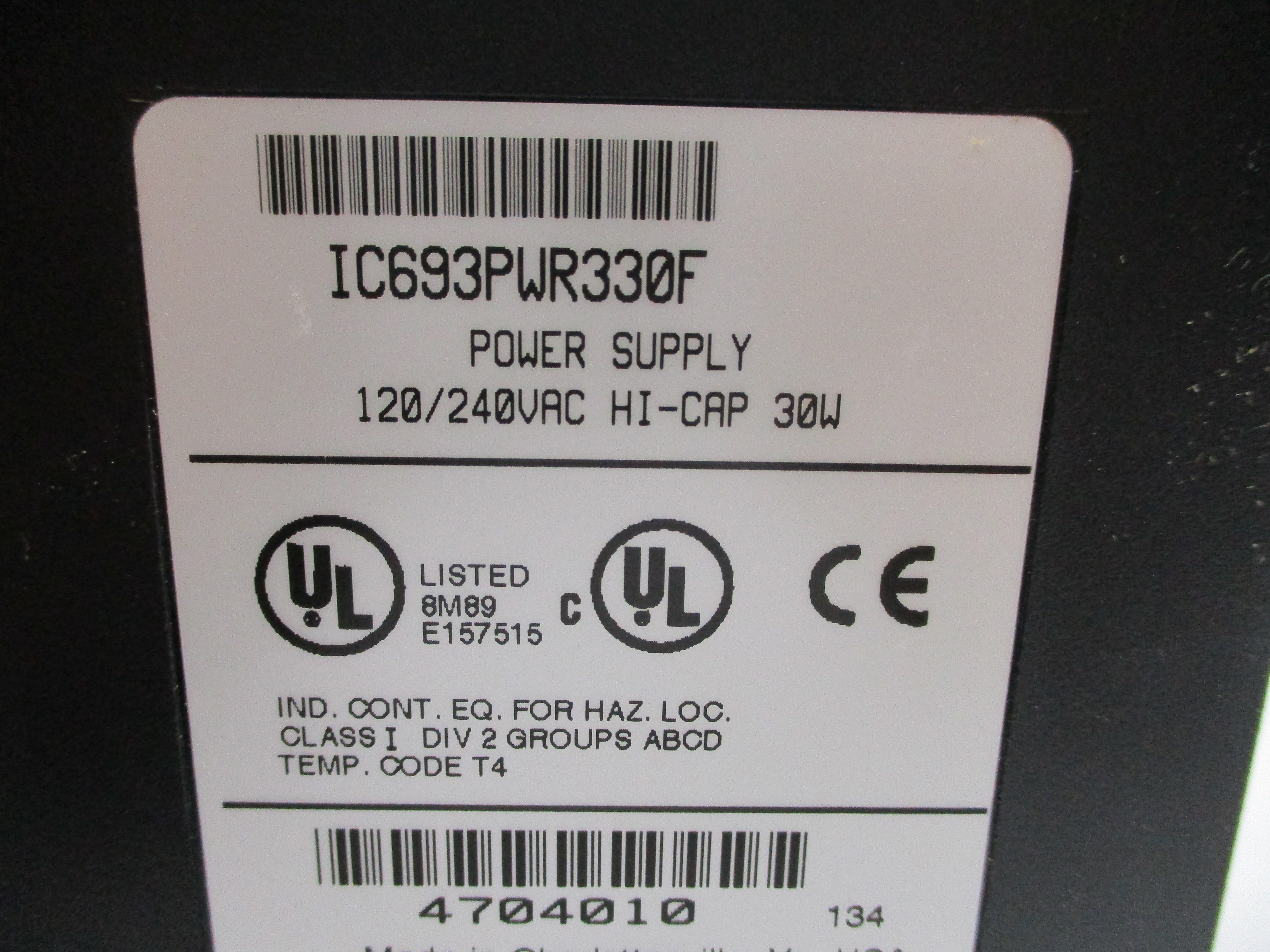 GE FANUC IC693PWR330F NSNP