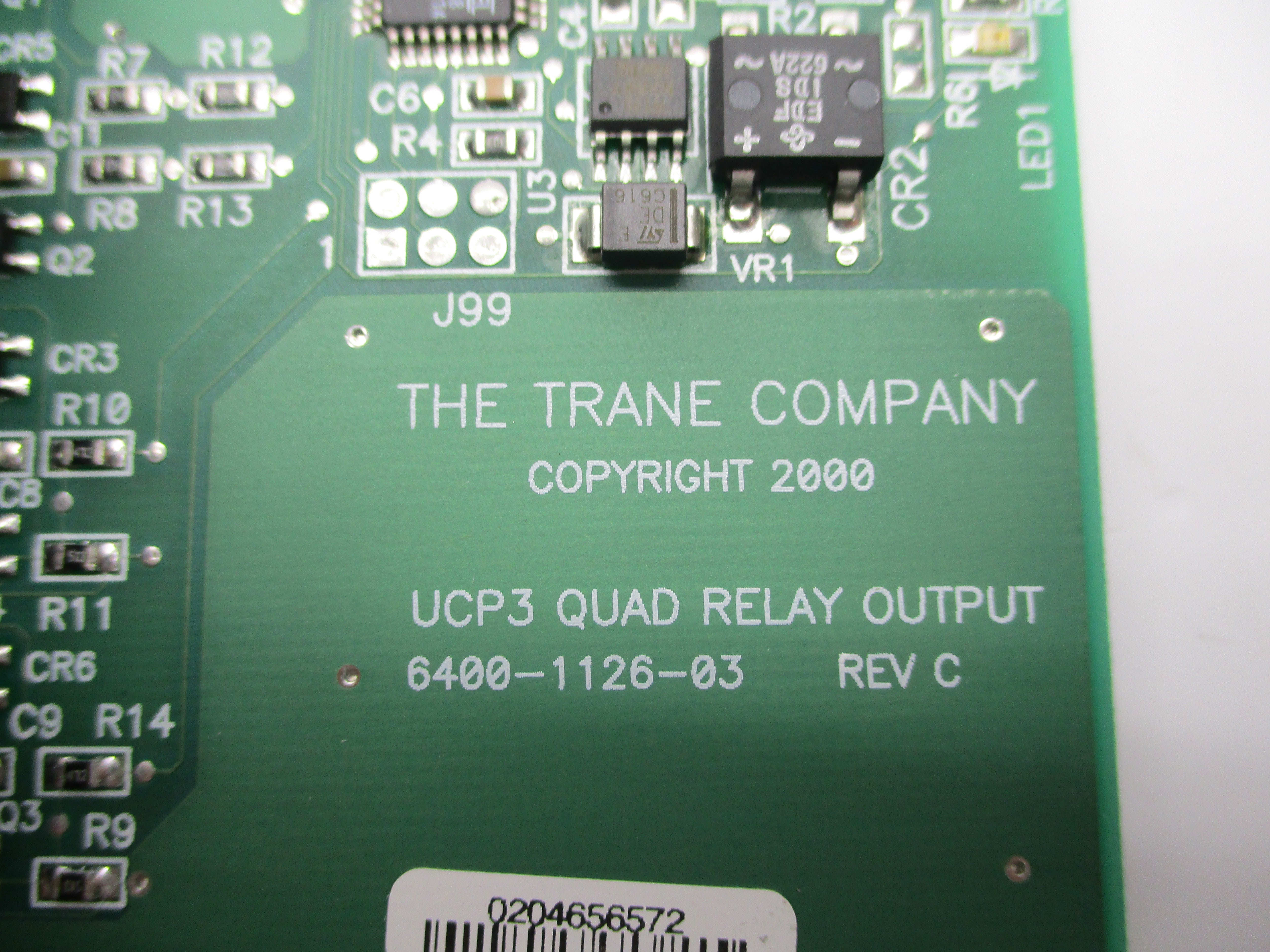 TRANE 6400-1126-03 REV. C NSNP