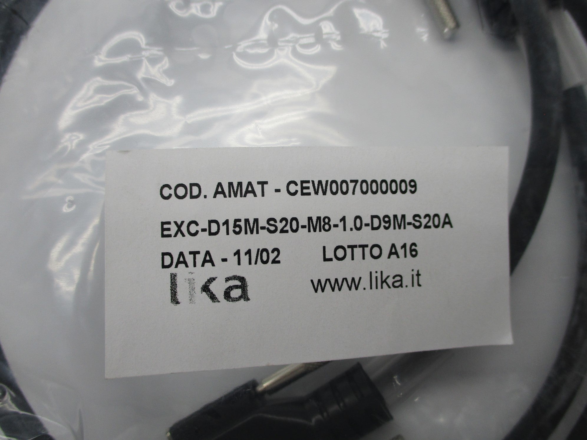 LIKA EXC-D15M-S20-M8-1.0-D9M-S20A NSMP