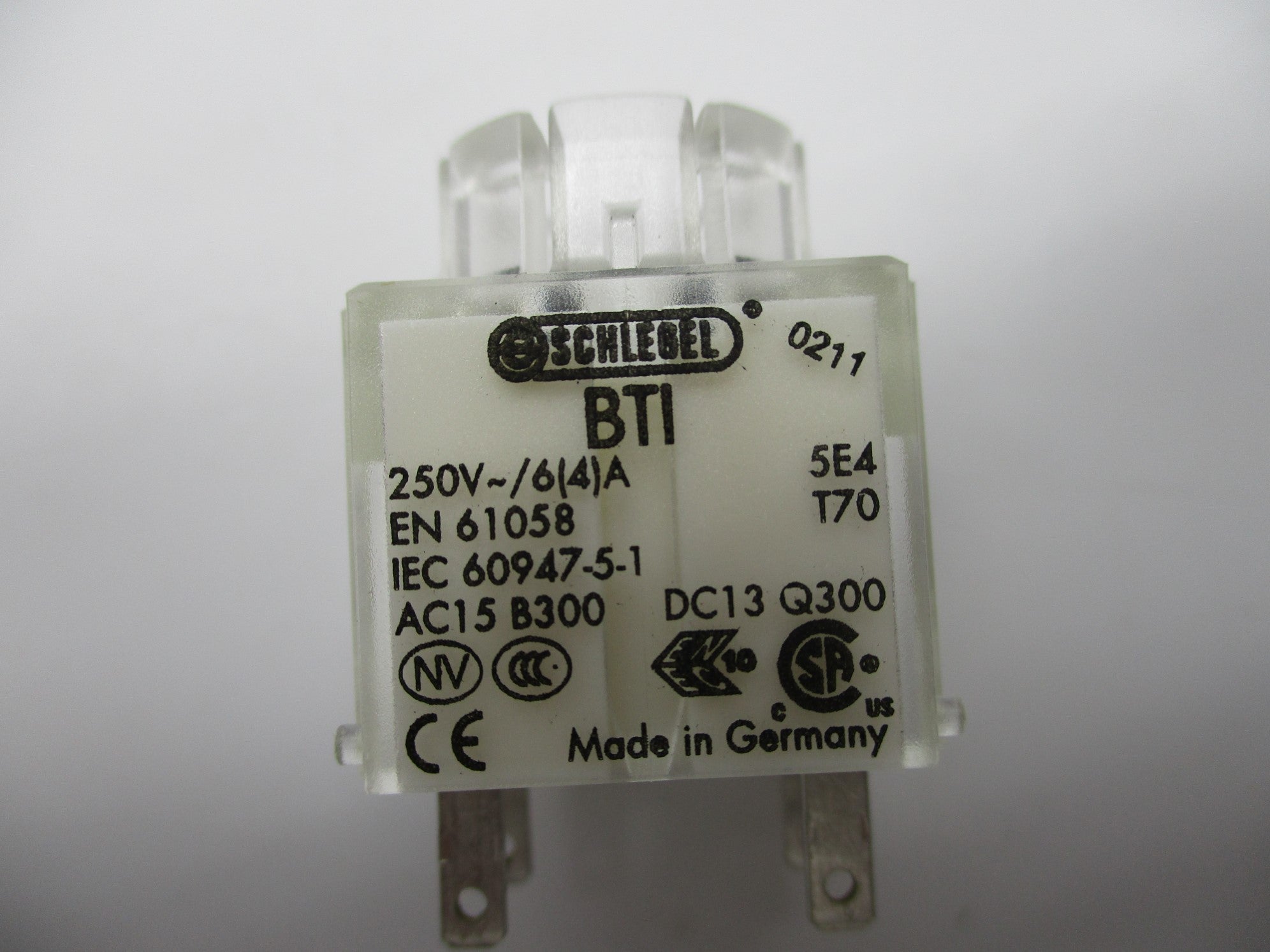 SCHLEGEL BTI UNMP