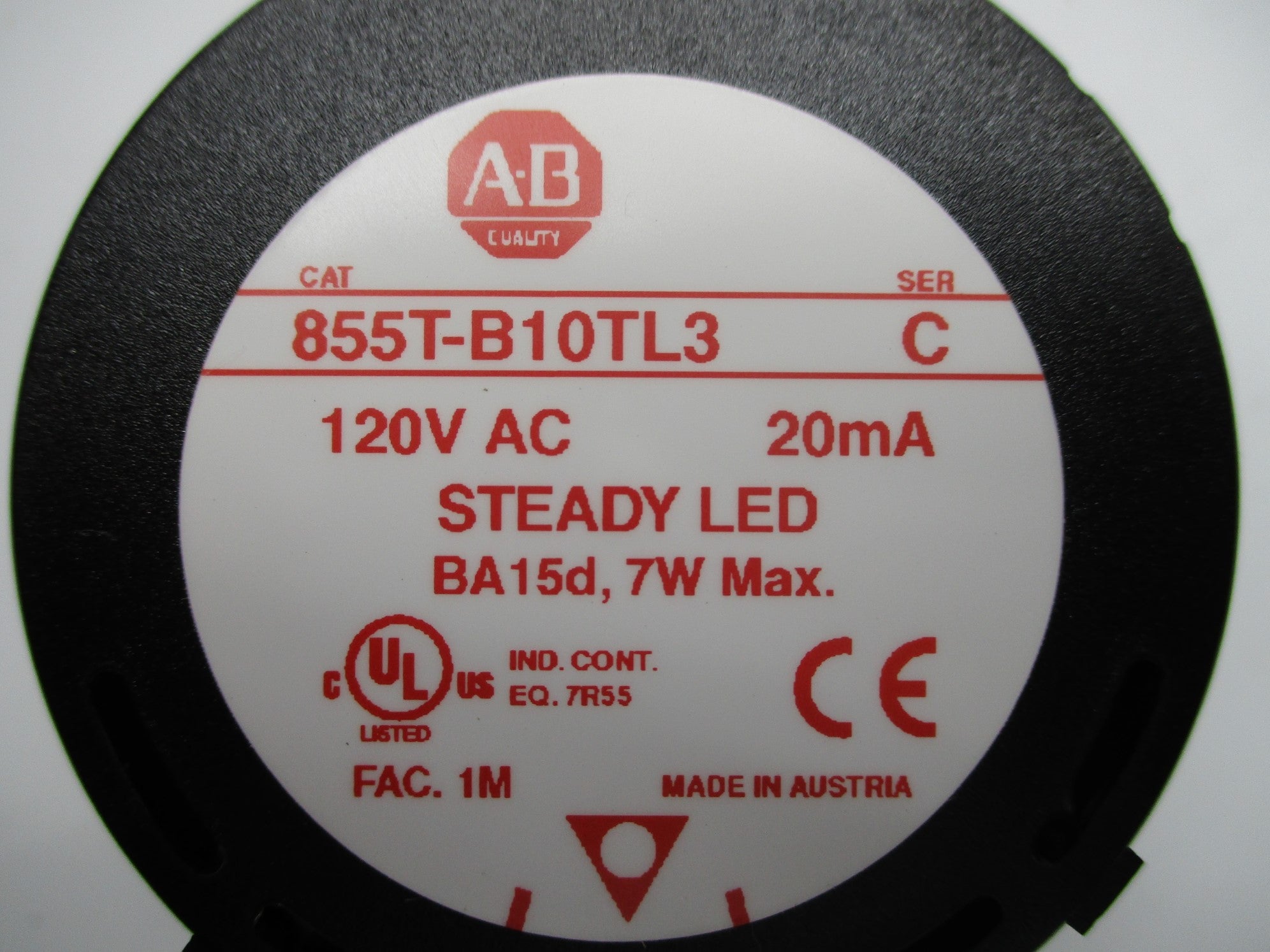 ALLEN BRADLEY 855T-B10TL3 SER. C NSNP