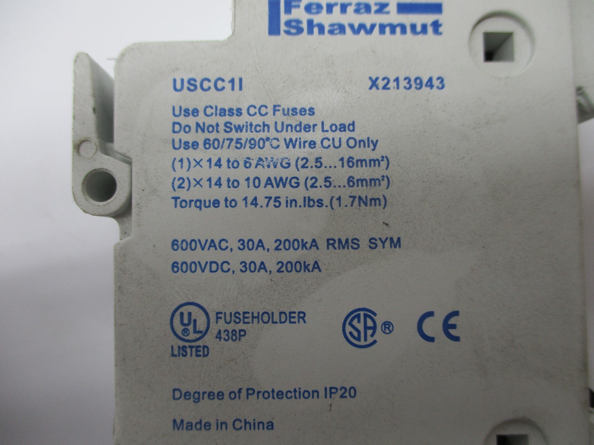 FERRAZ SHAWMUT USCC1I (AS PICTURED) NSNP