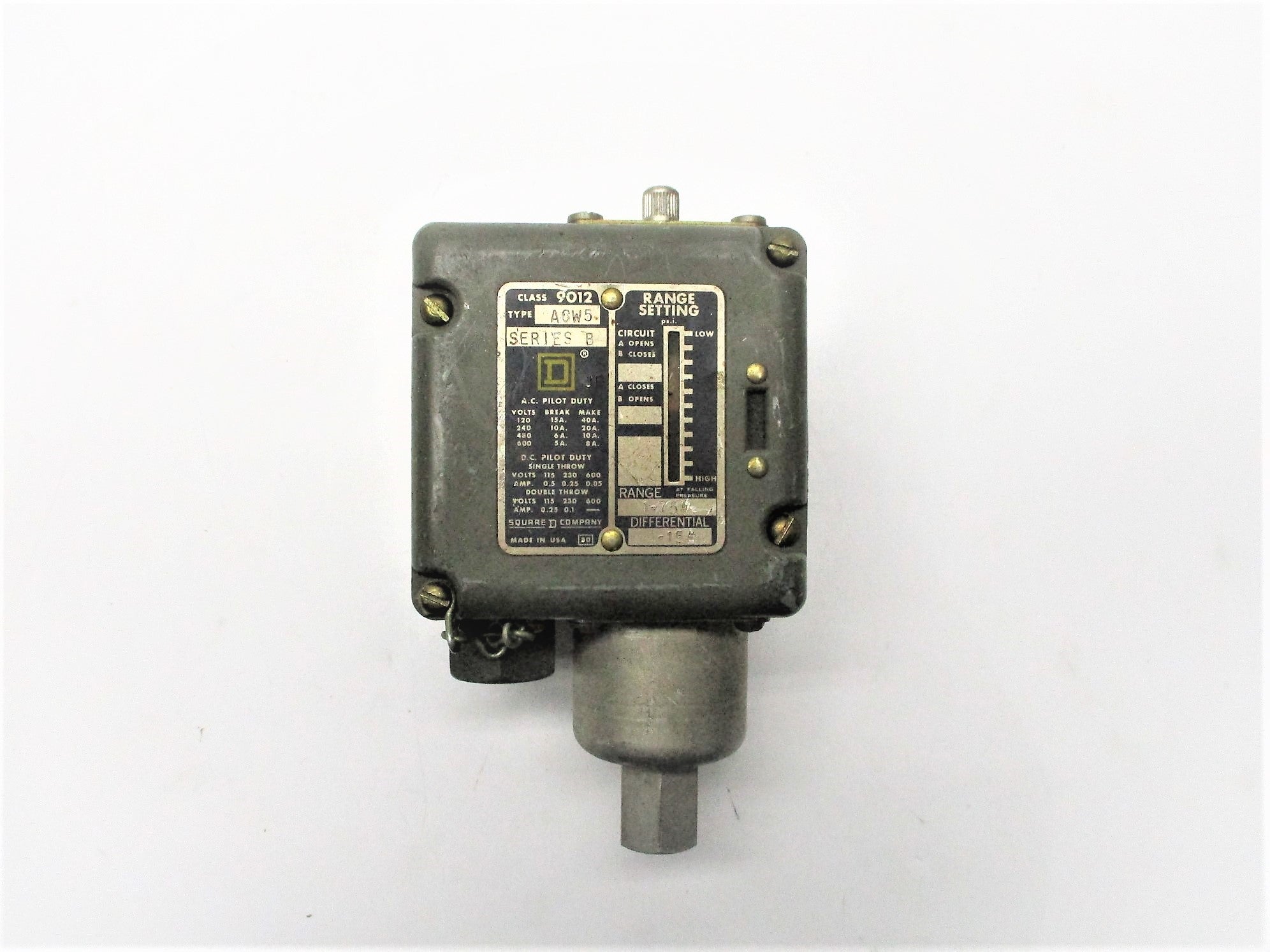 SQUARE D 9012-ACW5 SER. B UNMP