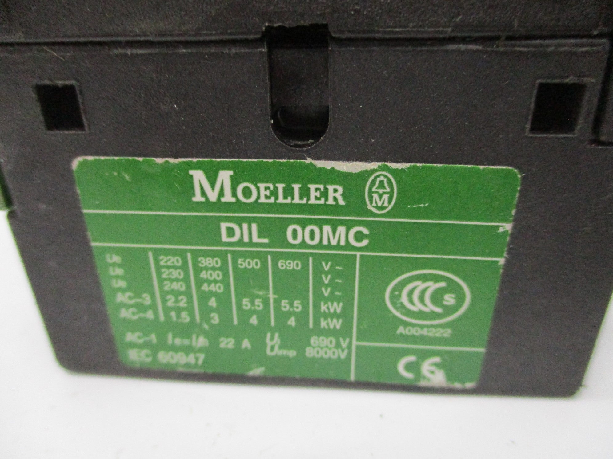 KLOCKNER MOELLER DIL00MC 220/230V UNMP