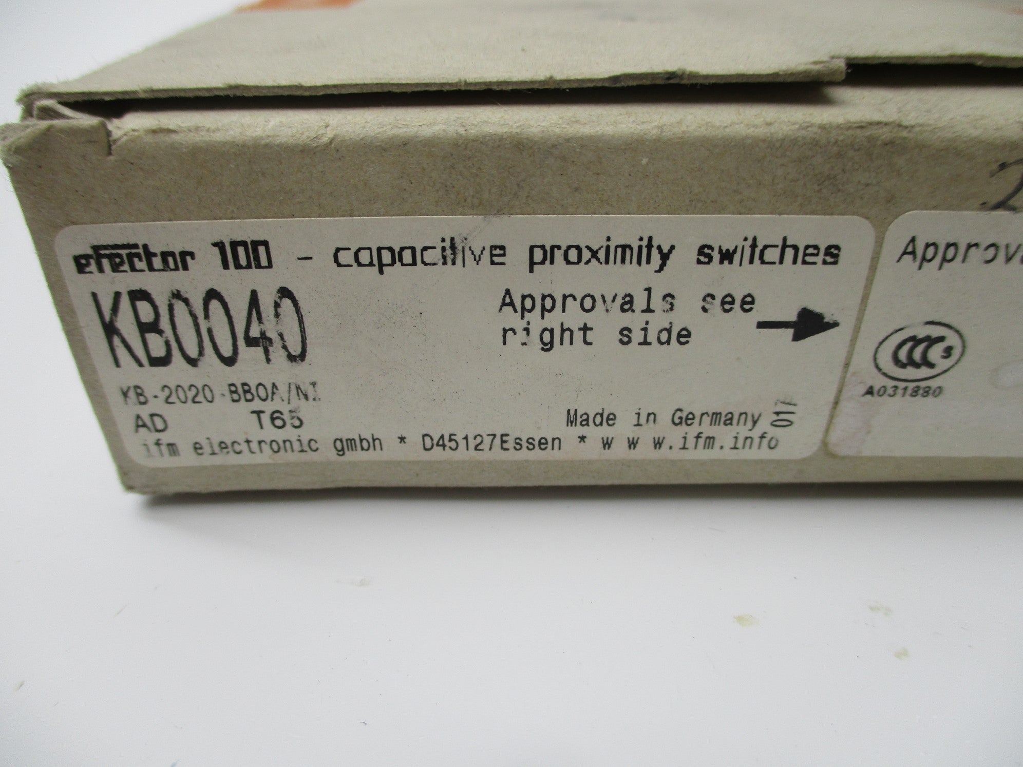 IFM EFECTOR KB0040 NSMP