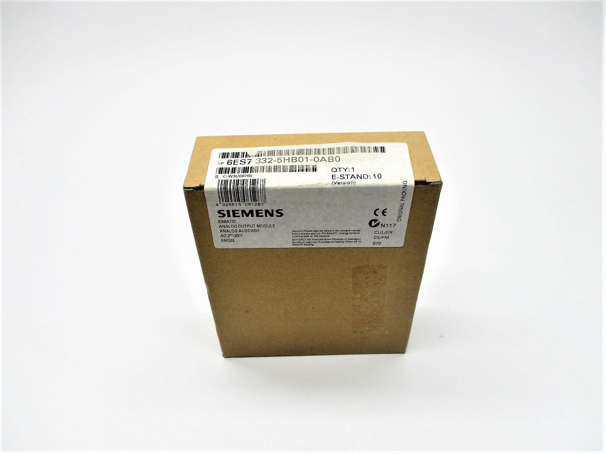 SIEMENS 6ES7332-5HB01-0AB0 NSFS
