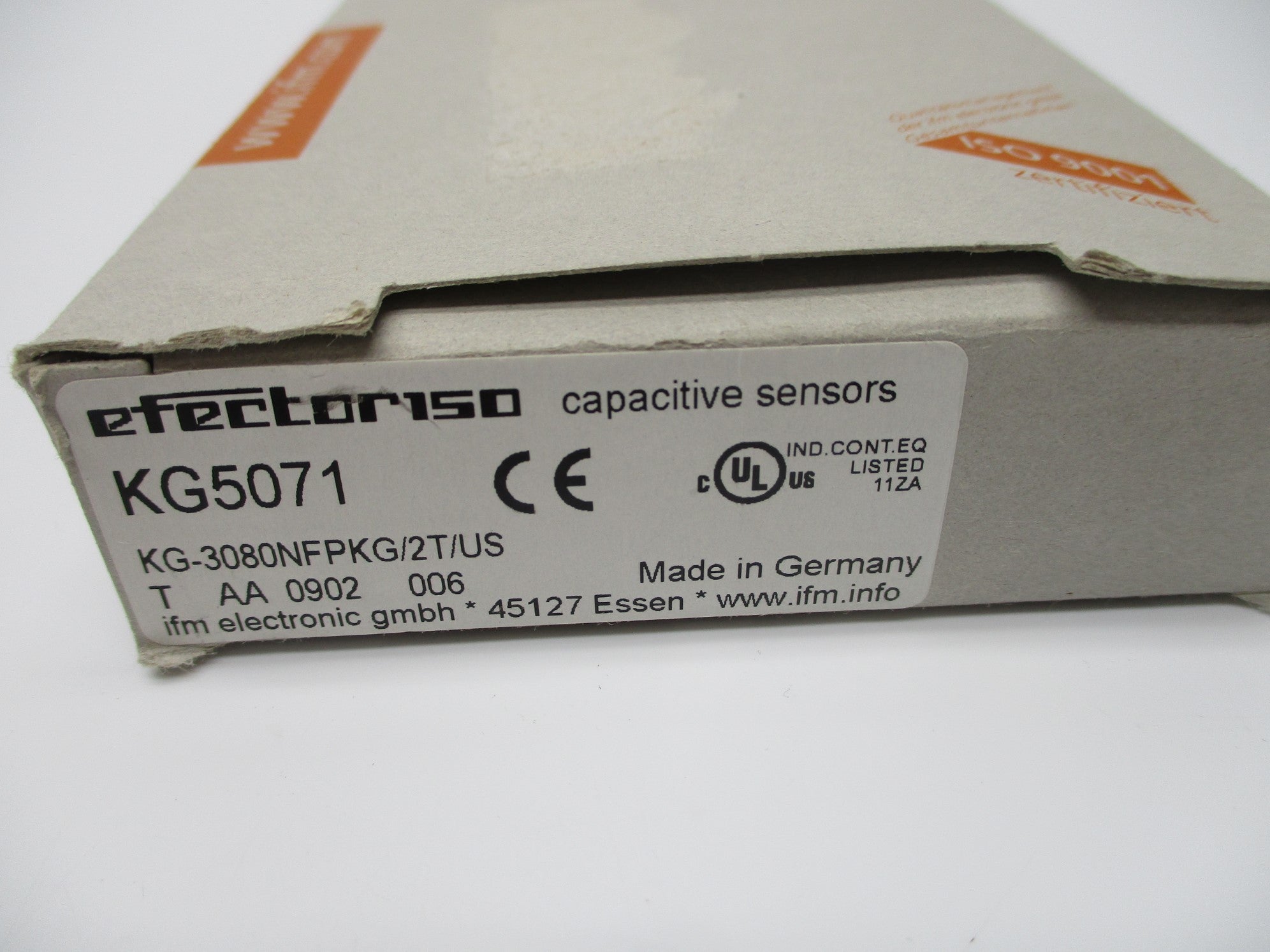 IFM EFECTOR KG-3080NFPKG/2T/US KG5071 10-36VDC NSMP