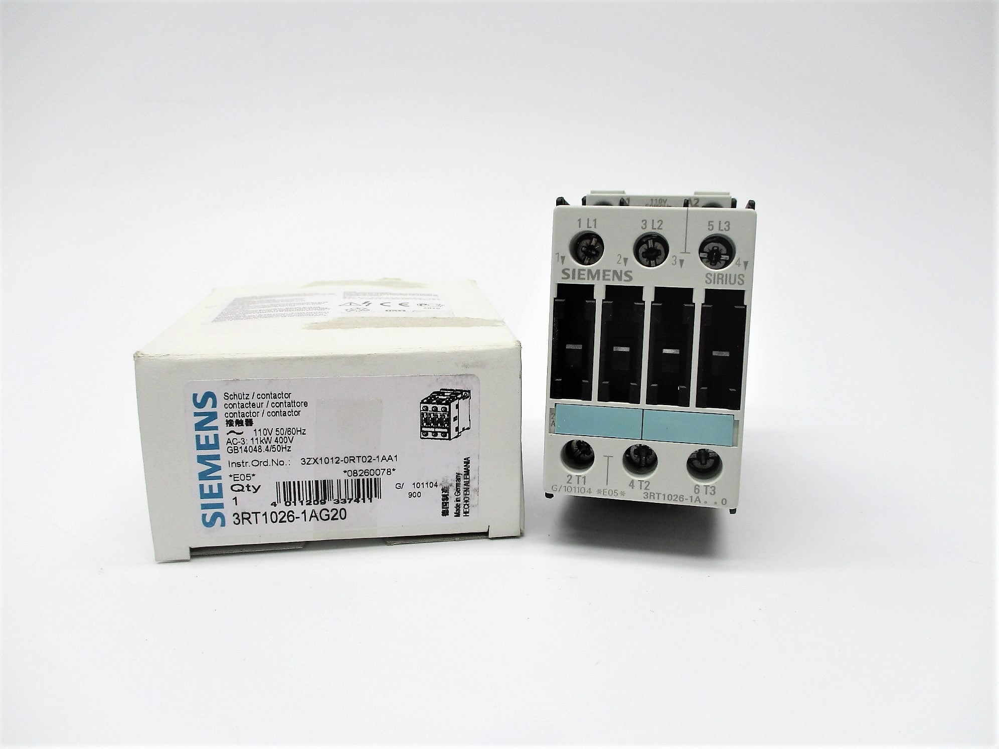 SIEMENS 3RT1026-1AG20 110V NSMP