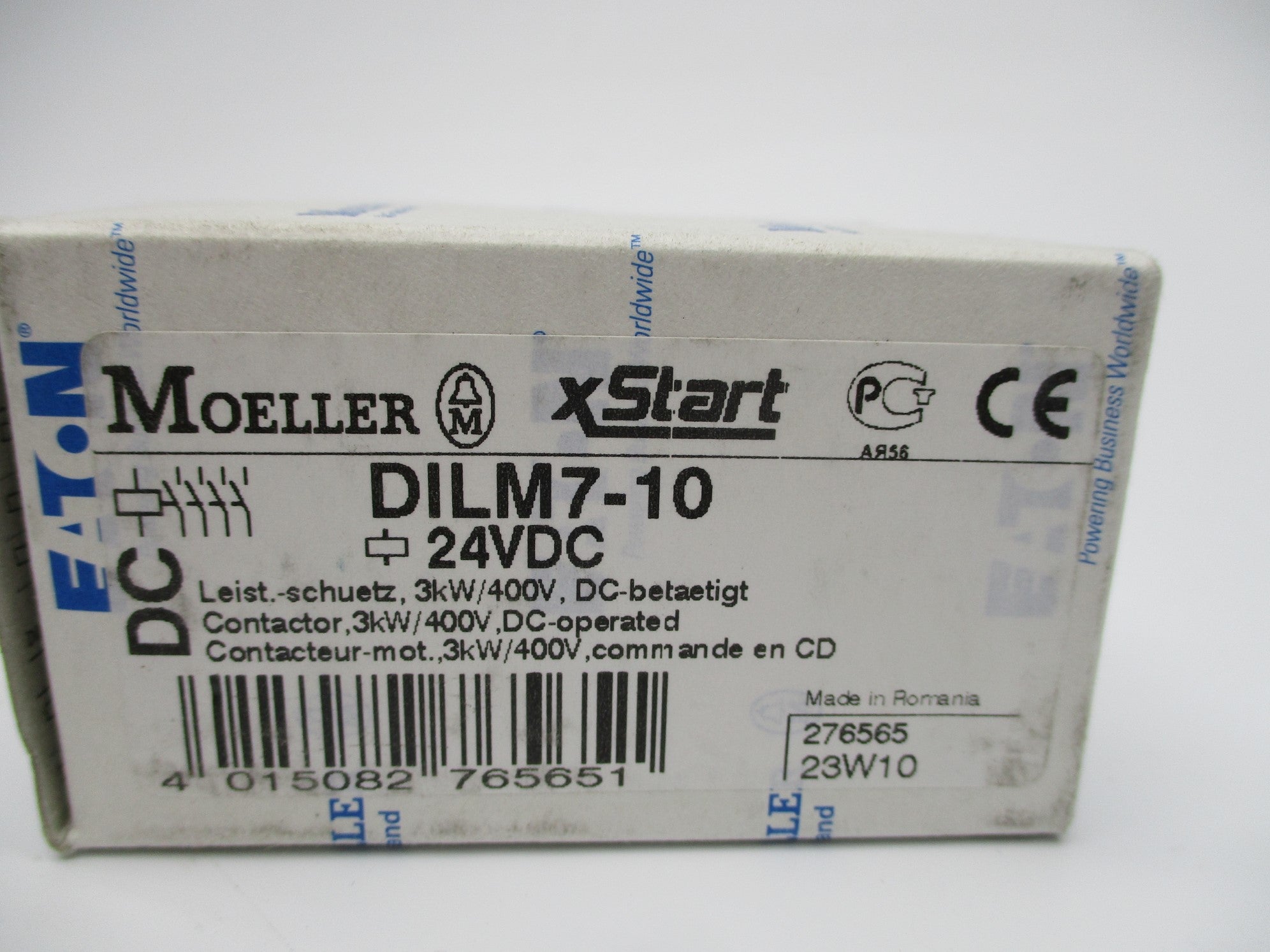 KLOCKNER MOELLER DILM7-10 24VDC NSMP