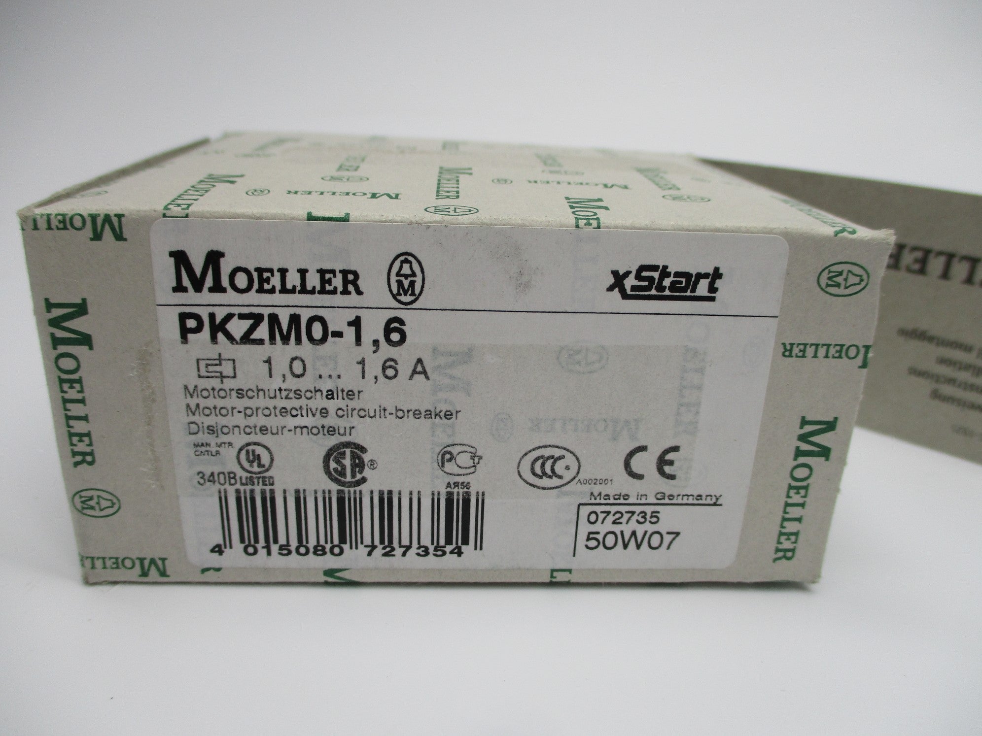 KLOCKNER MOELLER PKZM0-1,6 1.0-1.6A 115/600V NSMP