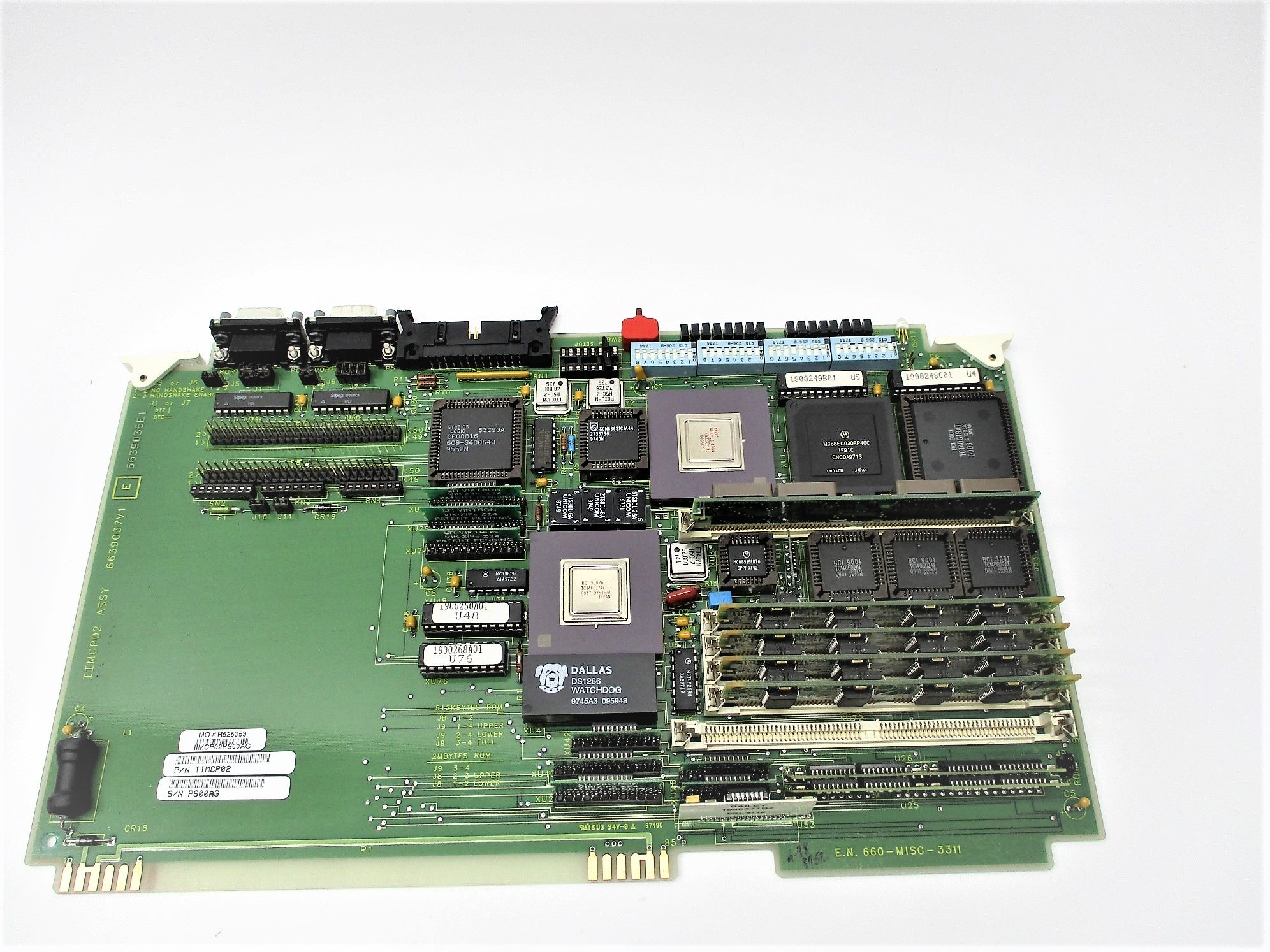 BAILEY CONTROLS 6639037V1 REV. E UNMP