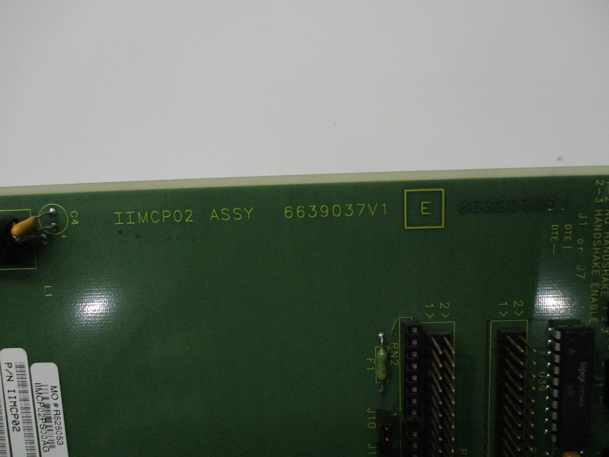 BAILEY CONTROLS 6639037V1 REV. E UNMP