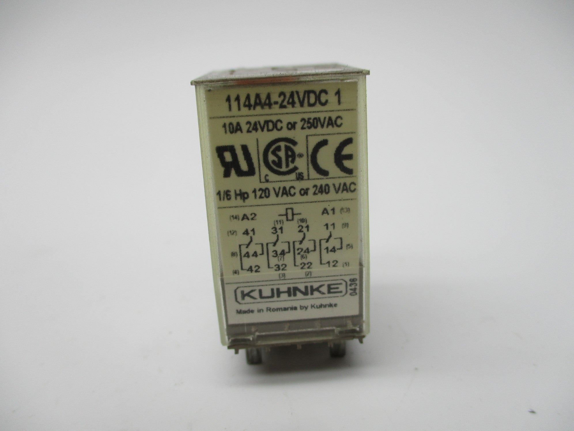 KUHNKE 114A4-24VDC1 10A 24VDC UNMP