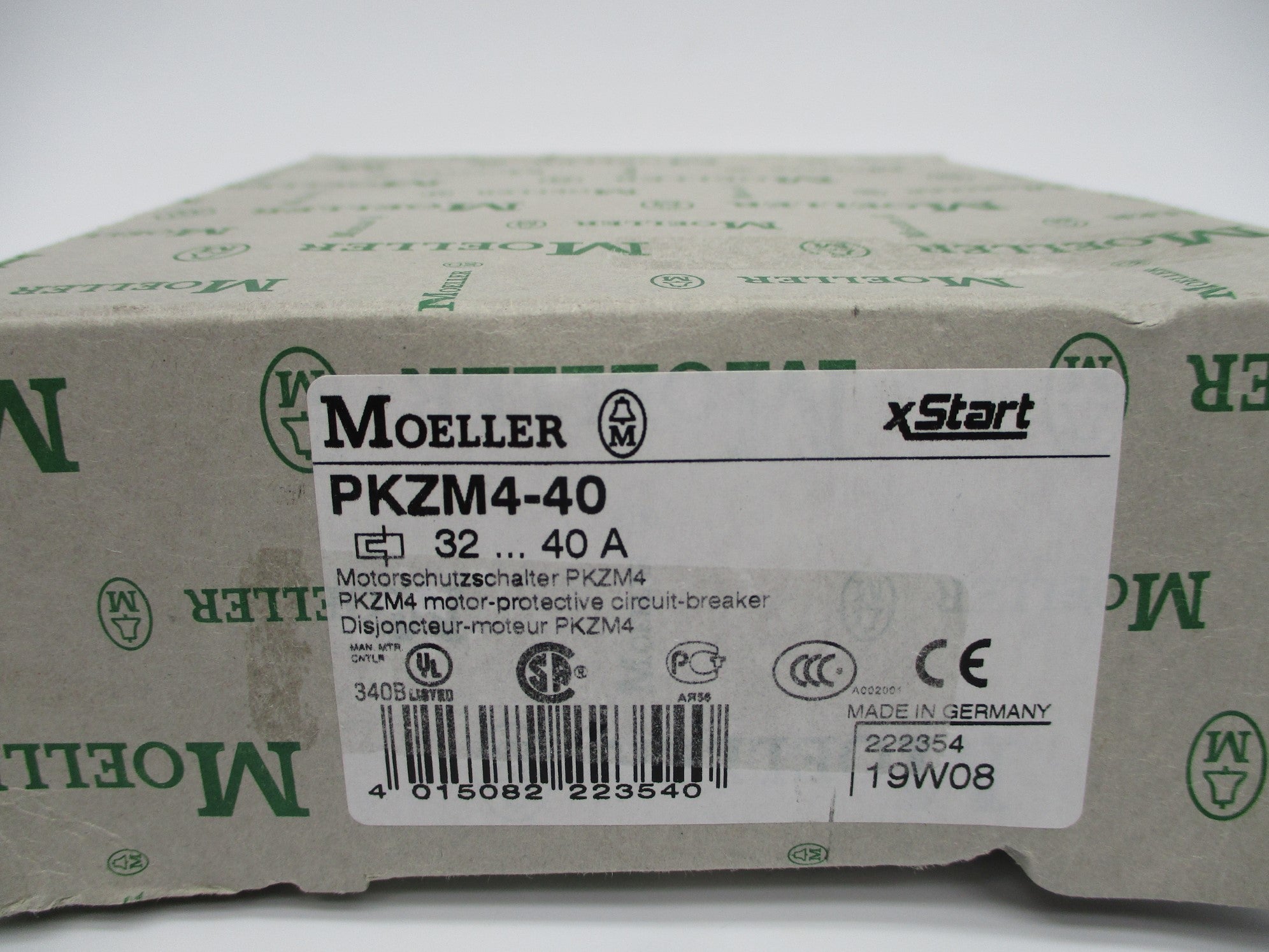 KLOCKNER MOELLER PKZM4-40 32-40A NSMP