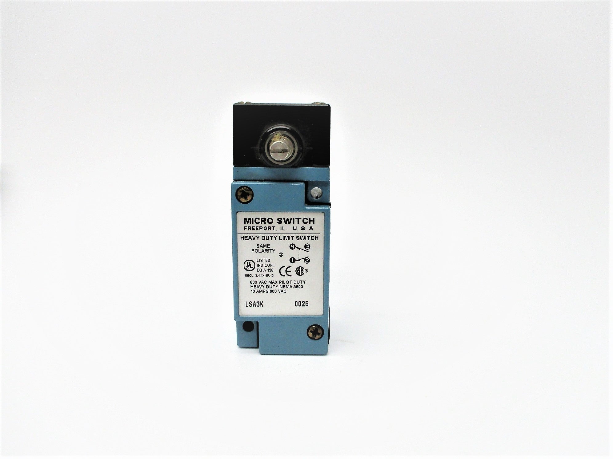 MICRO SWITCH LSA3K 600VAC 10A NSNP