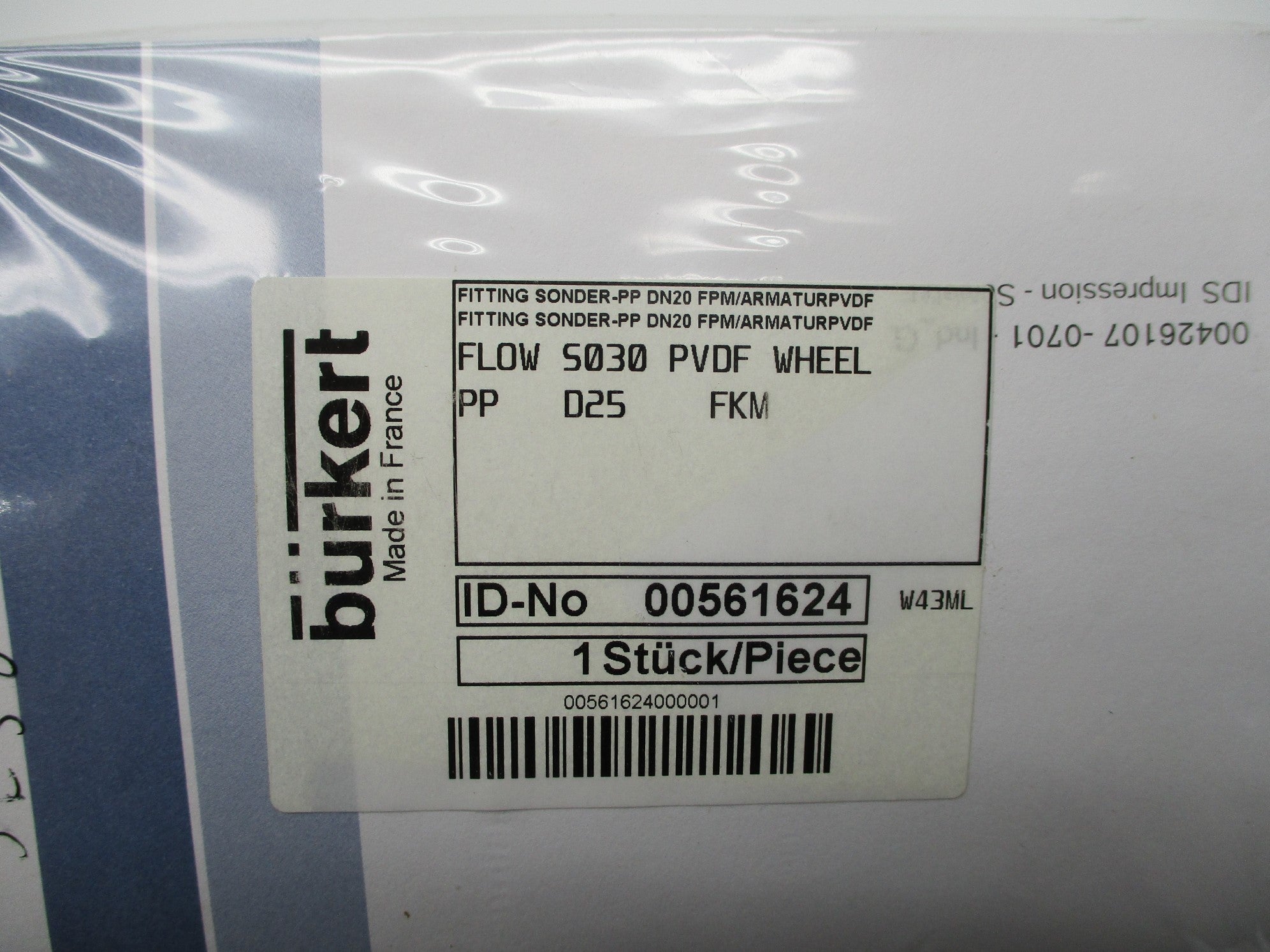 BURKERT S030-PVDF-WHEEL-PP-D25-FKM NSMP