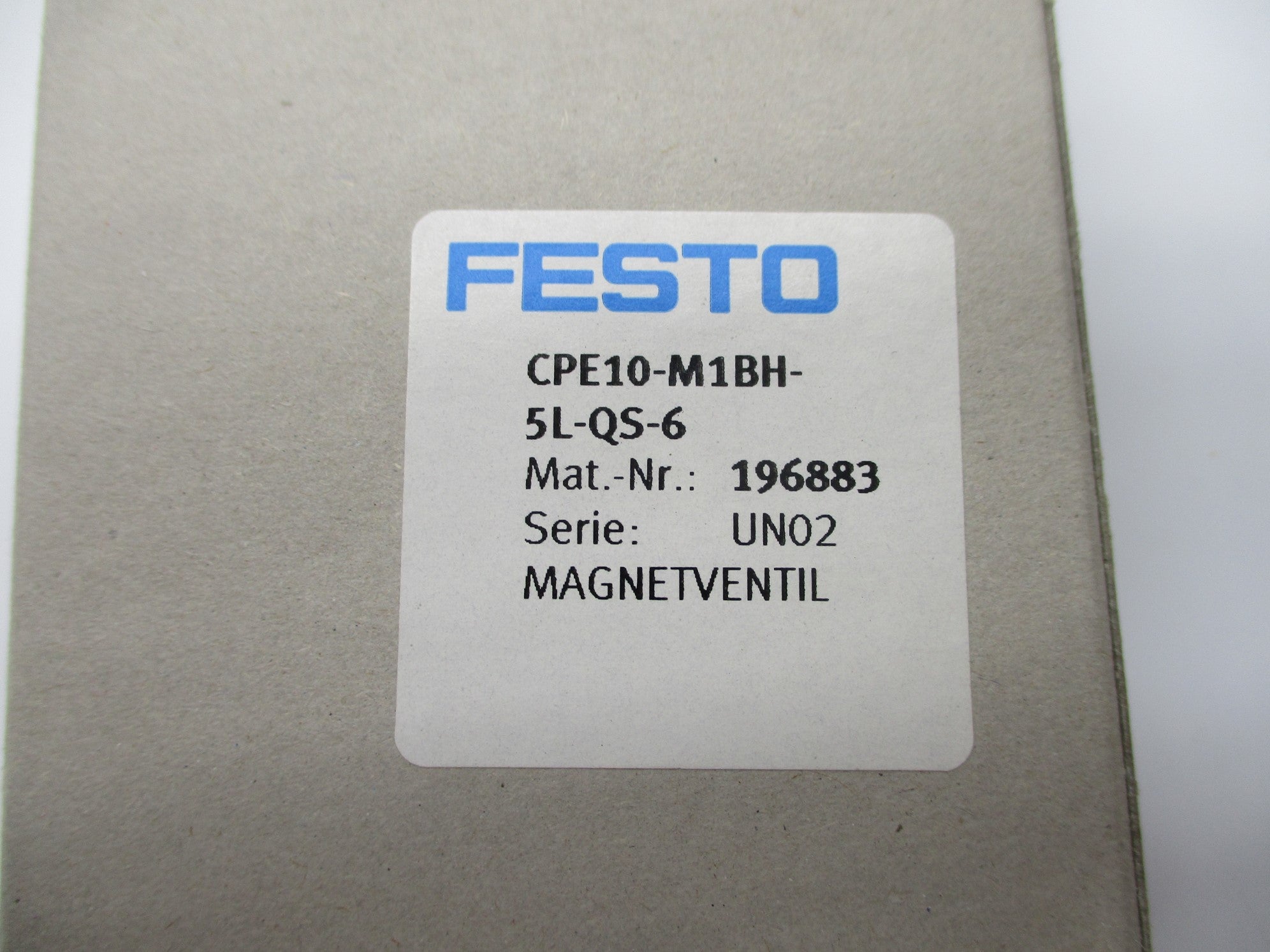 FESTO CPE10-M1BH-5L-QS-6 24VDC NSMP