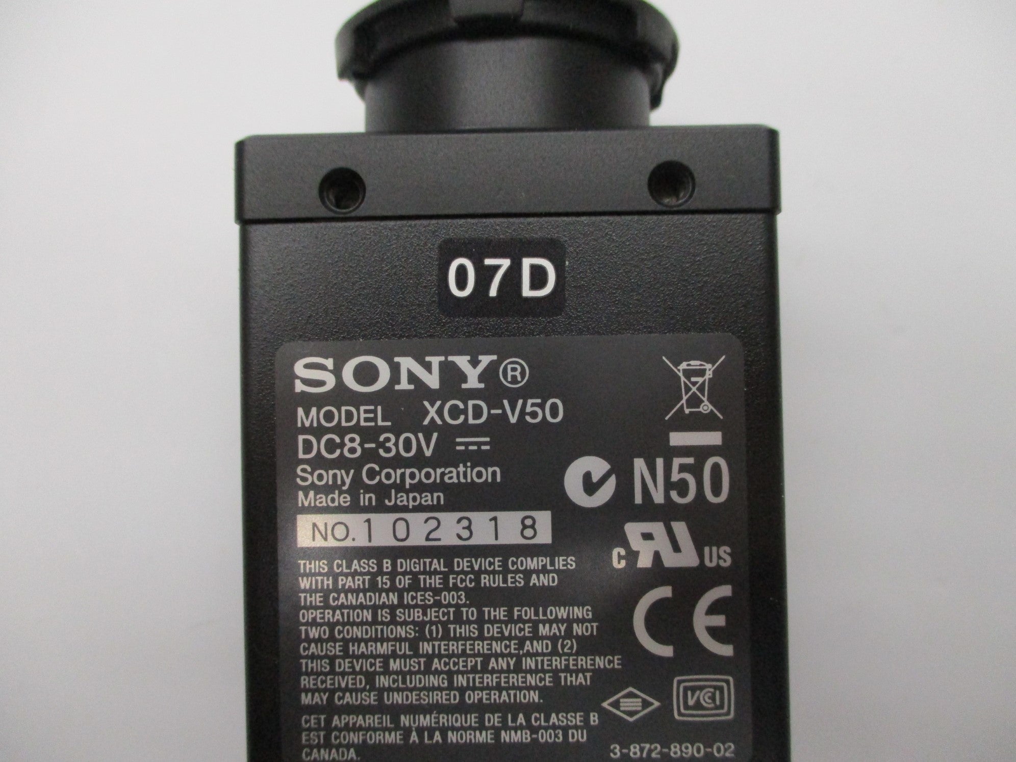 SONY XCD-V50 NSNP