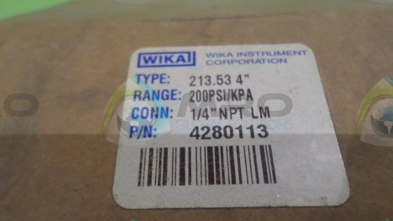 WIKA 4280113 GAUGE  NSMP