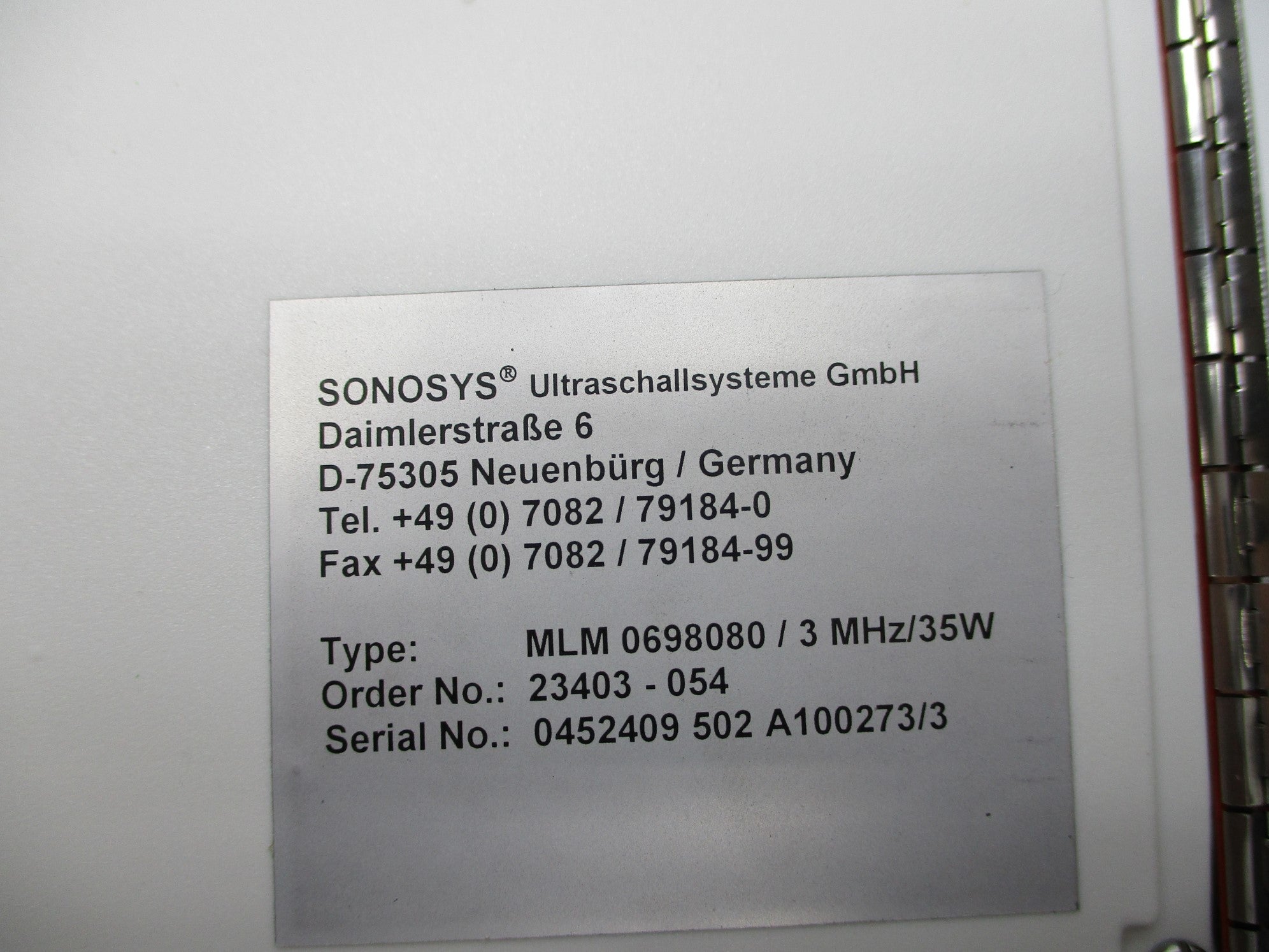 SONOSYS MLM0698080/3MHZ/35W NSNP