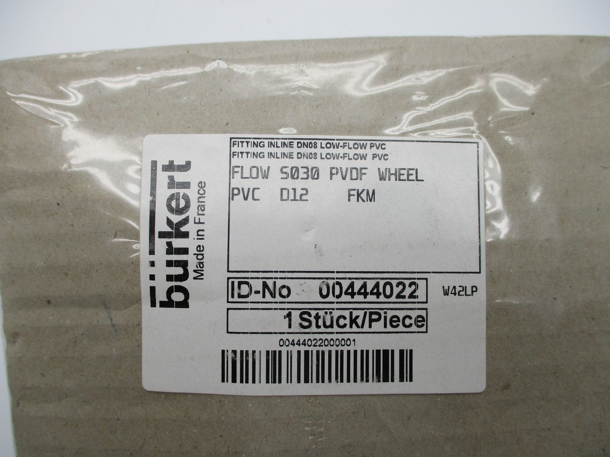 BURKERT S030-PVDF-WHEEL-PVC-D12-FKM NSMP