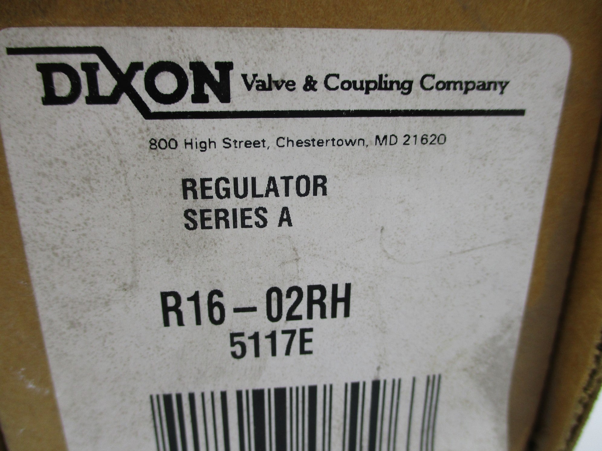 DIXON R16-02RH SER. A NSMP
