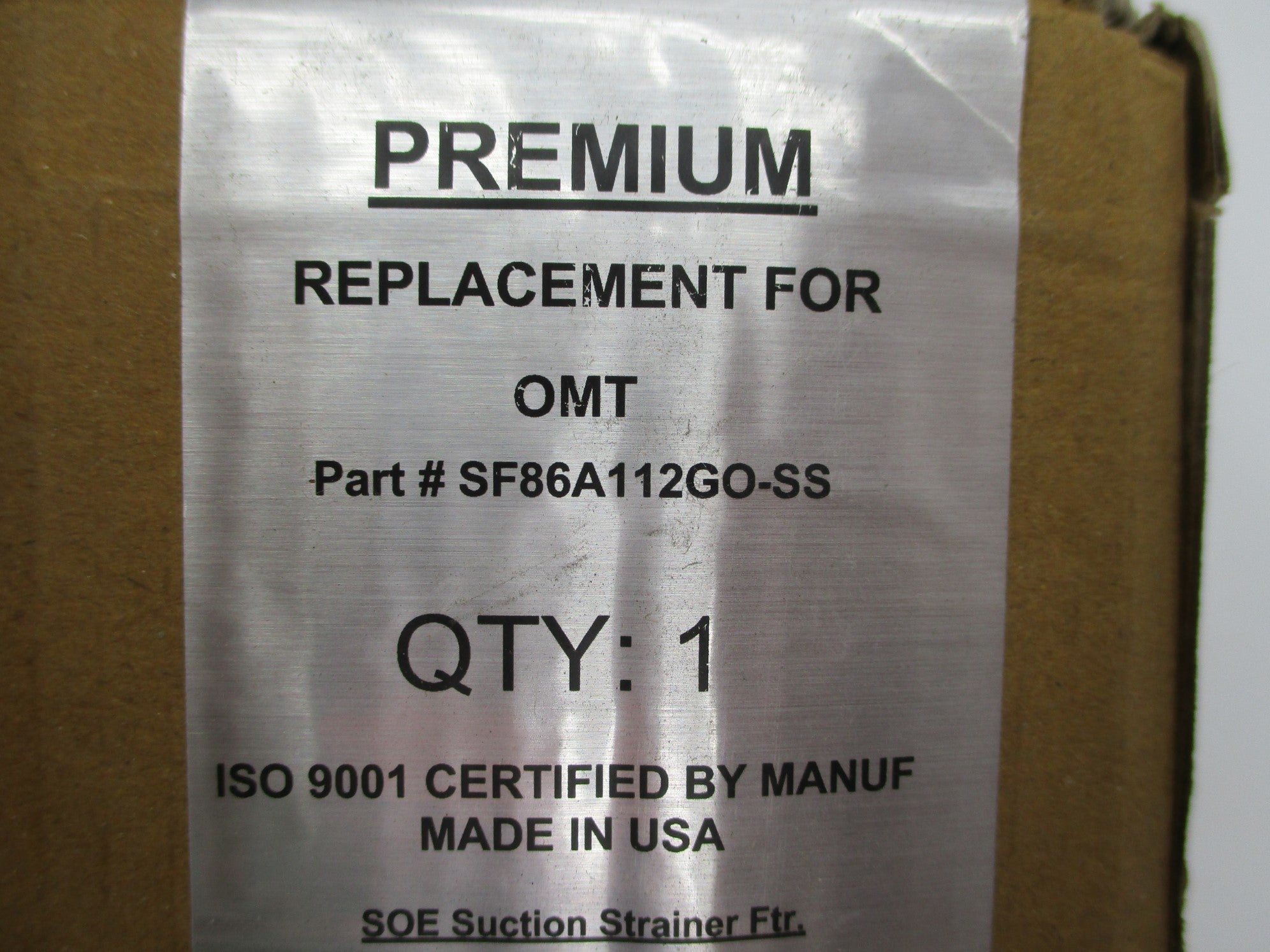 INDUSTRIAL MRO SF86A112GO-SS NSMP