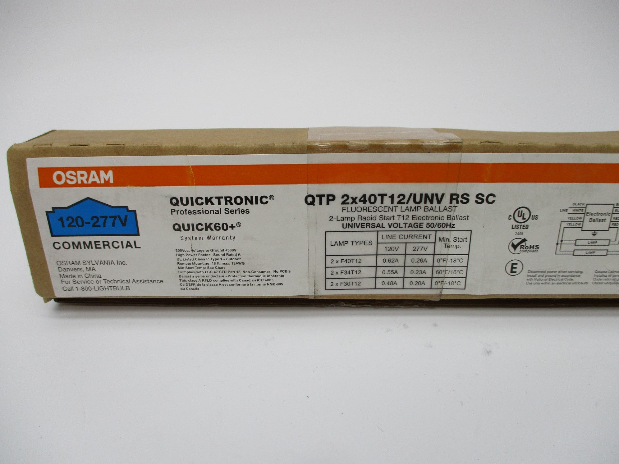OSRAM QTP2X40T12/UNV-RS-SC NSMP