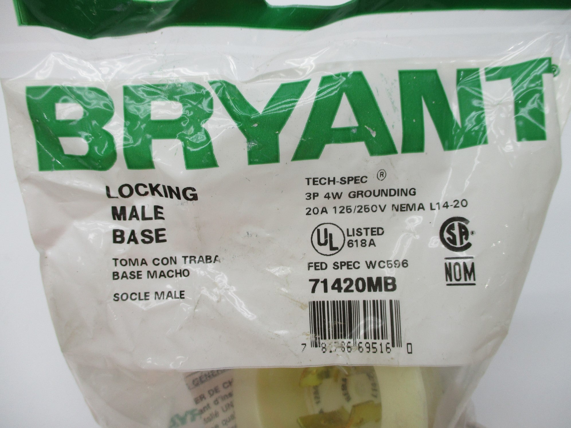 BRYANT 71420MB NSMP