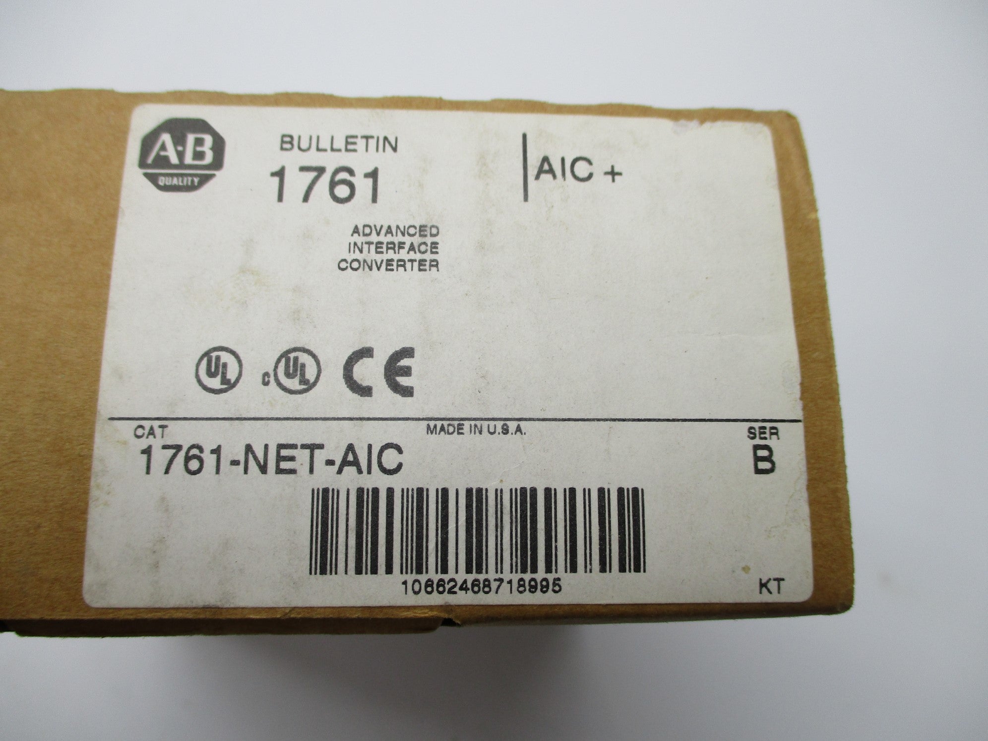 ALLEN BRADLEY 1761-NET-AIC SER. B (BR/WH) NSMP