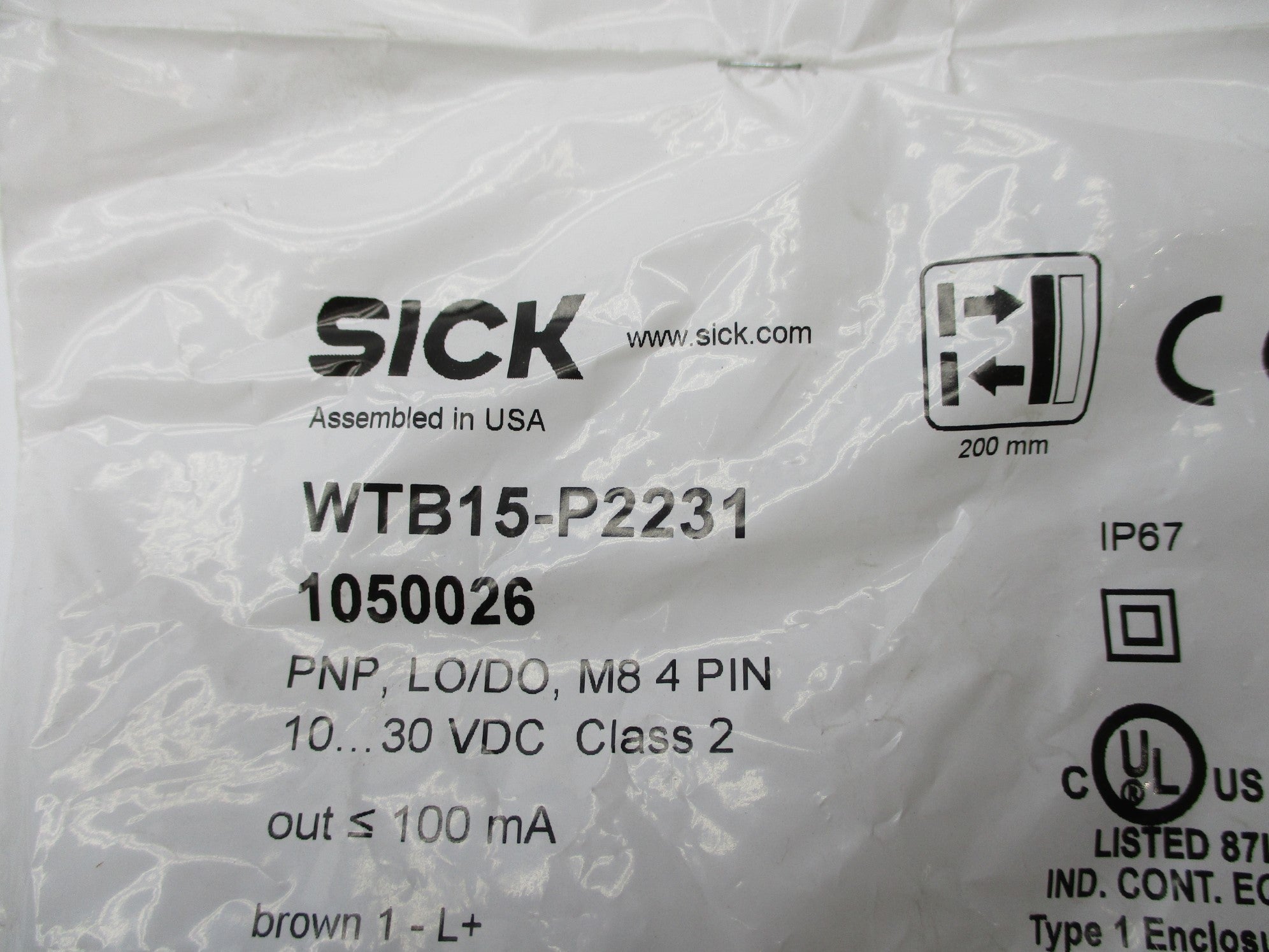 SICK WTB15-P2231 NSMP