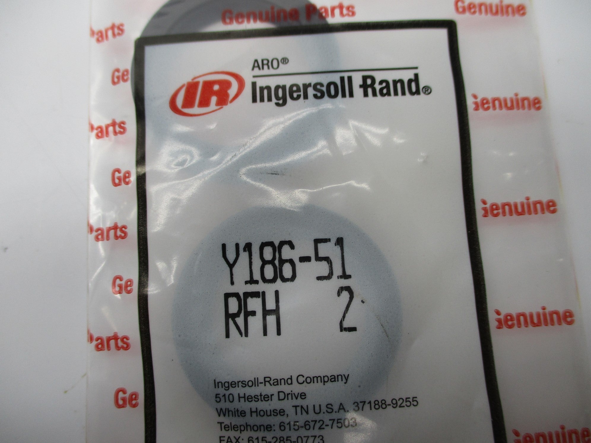 INGERSOLL RAND Y186-51 (PKG OF 2) NSMP