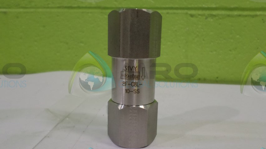 PARKER 8F-C8L-10-SS VALVE *NEW IN BOX*