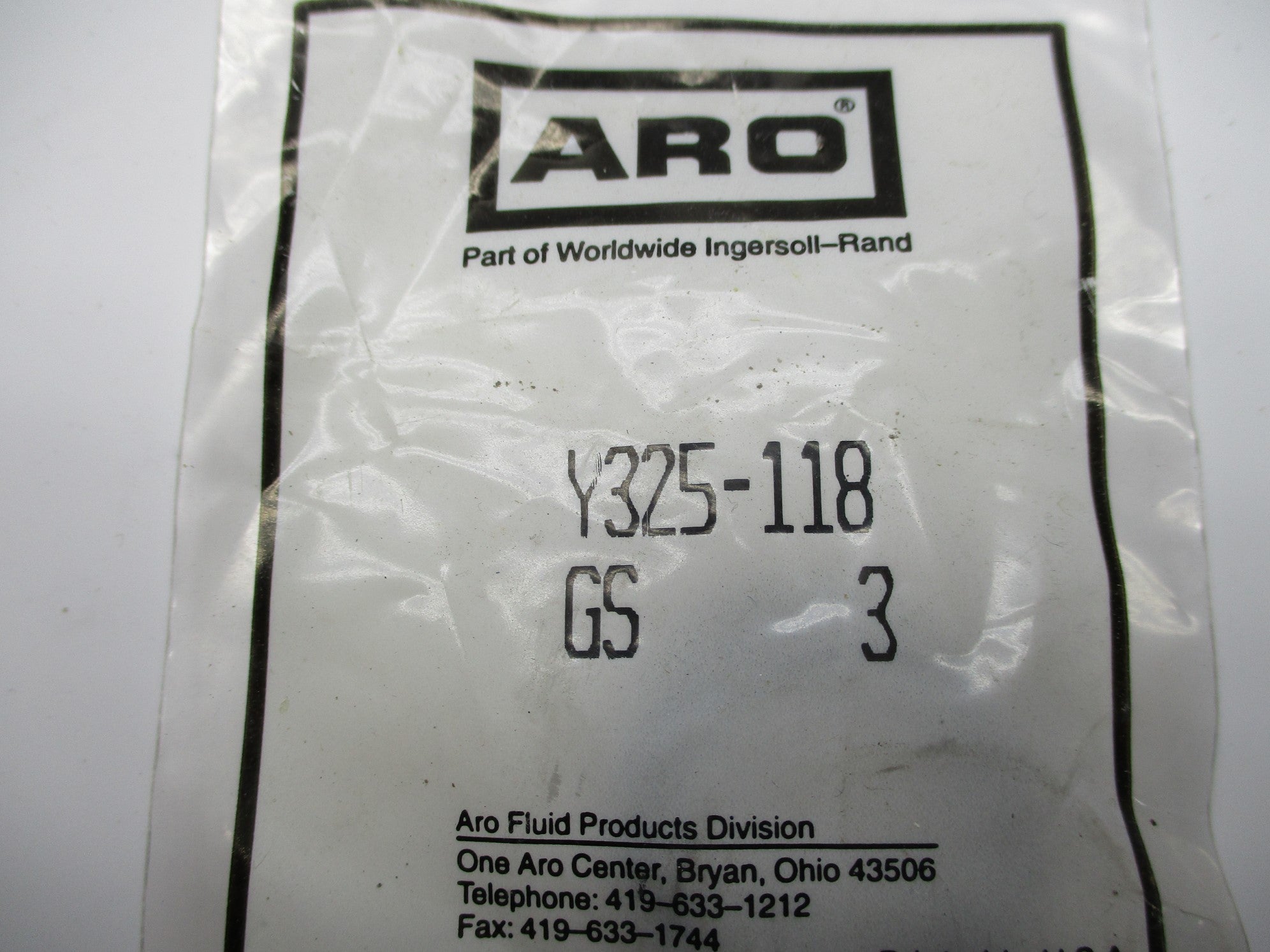 ARO Y325-118 (PKG OF 3) NSMP