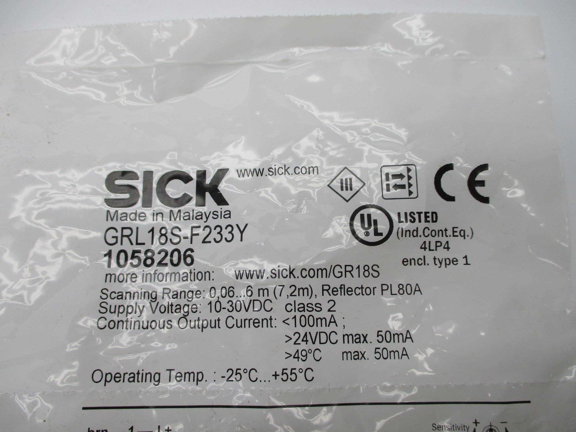 SICK GRL18S-F233Y NSMP