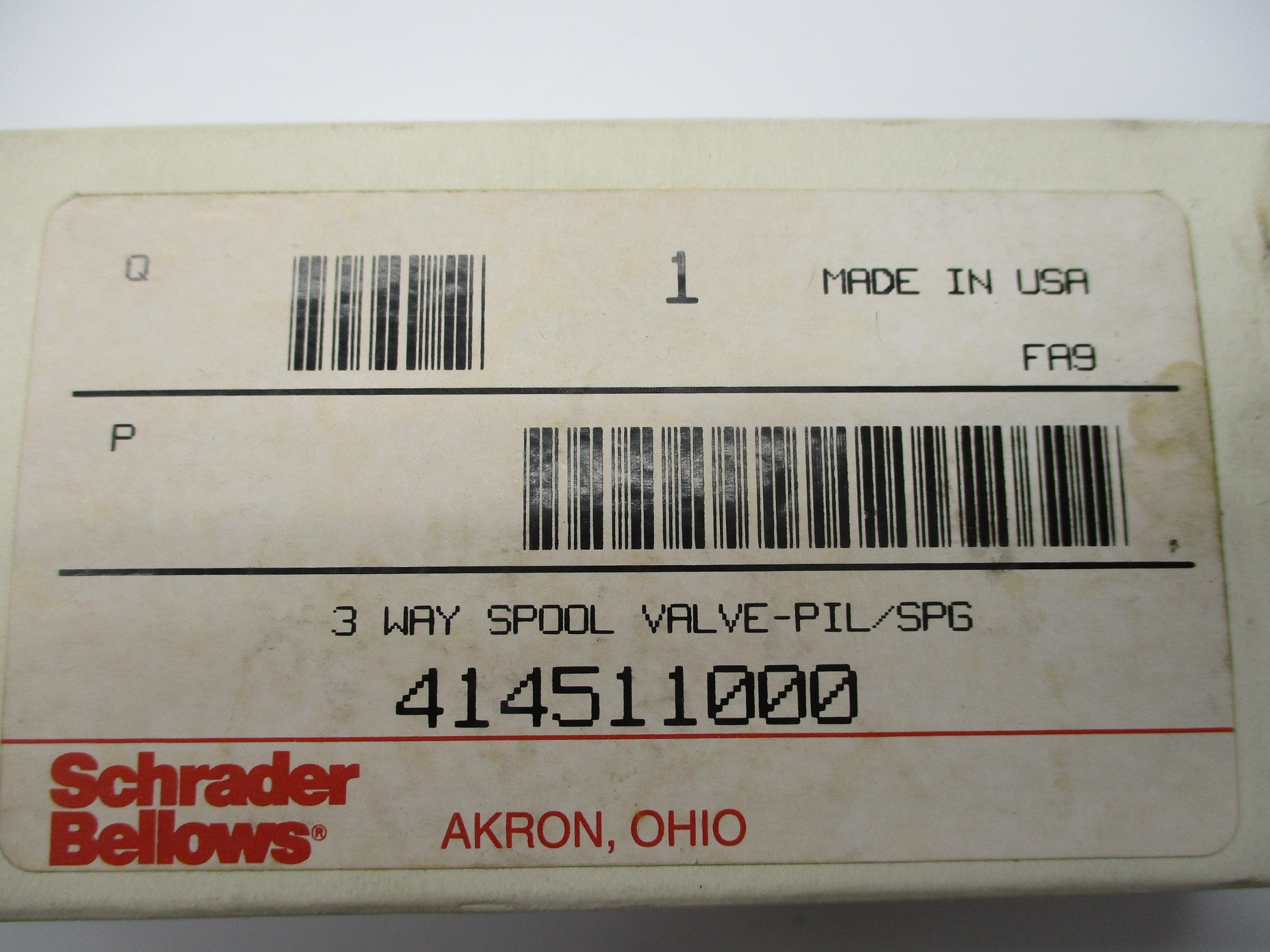SCHRADER BELLOWS 414511000 NSMP