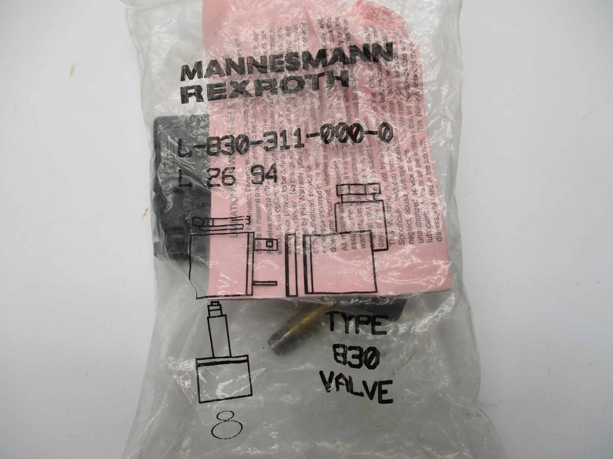 MANNESMANN REXROTH L-830-311-000-0 NSMP
