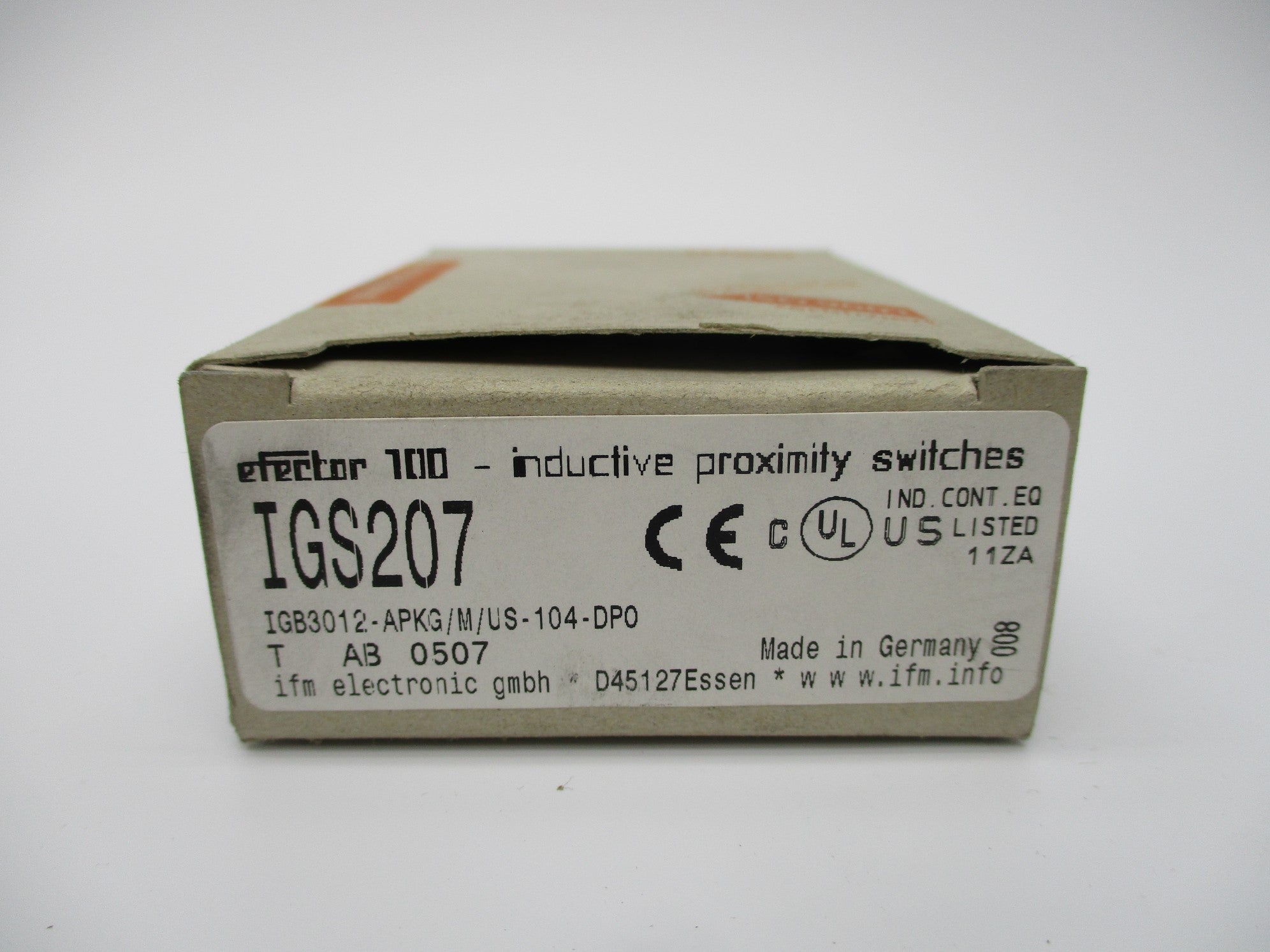 IFM EFECTOR IGS207 NSMP