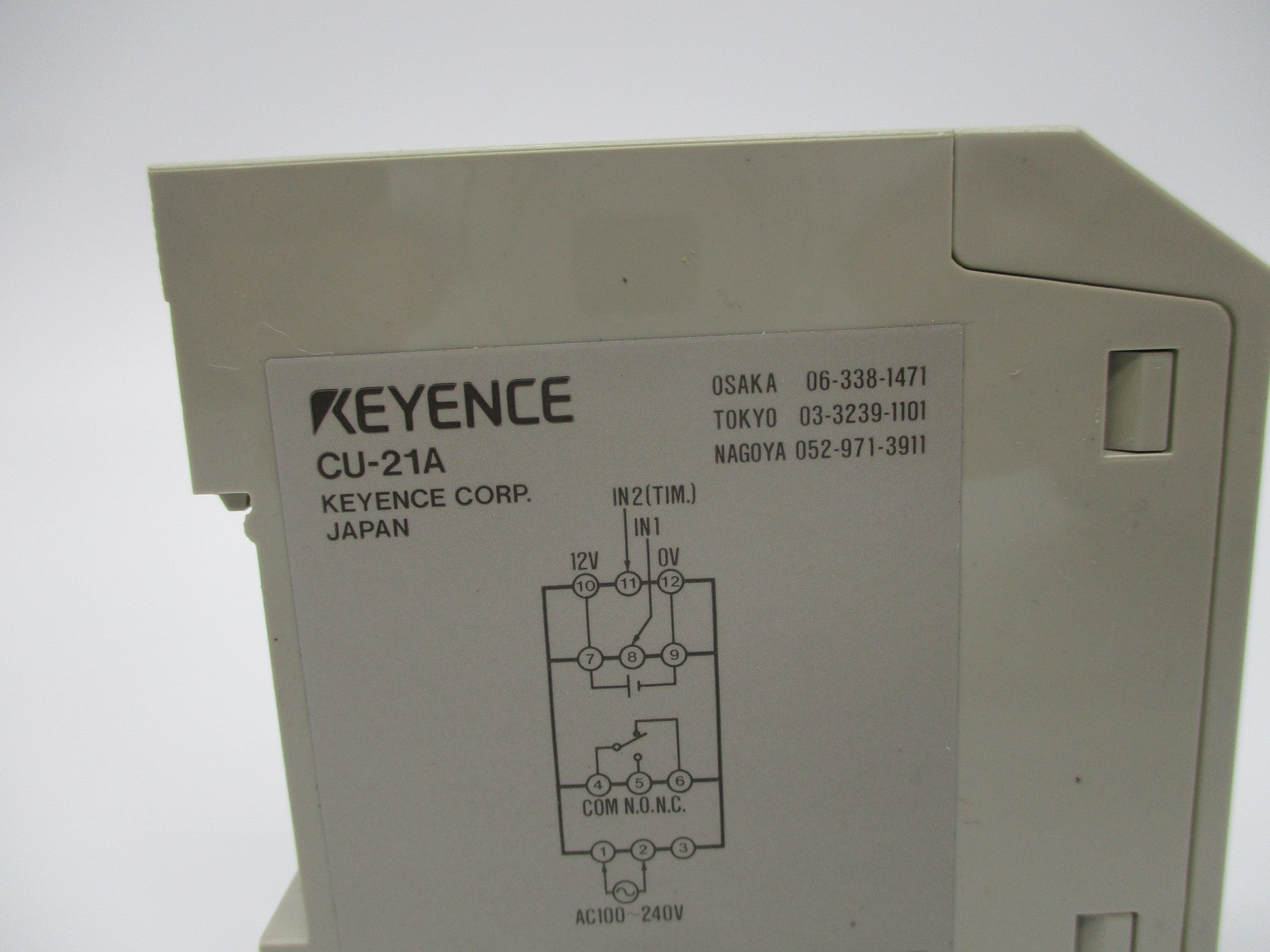 KEYENCE CU-21A 100-240VAC NSNP