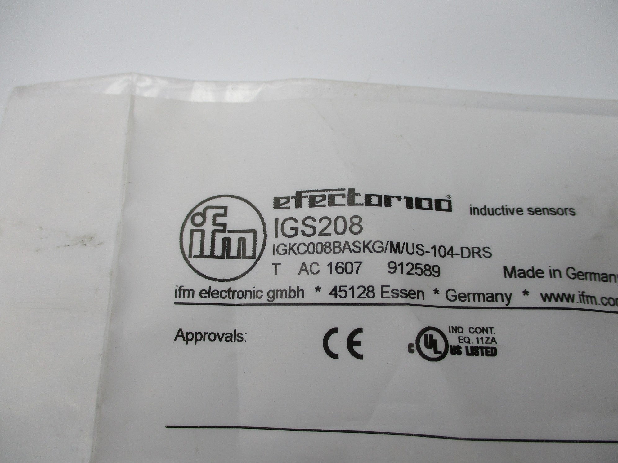 IFM EFECTOR IGS208 NSMP